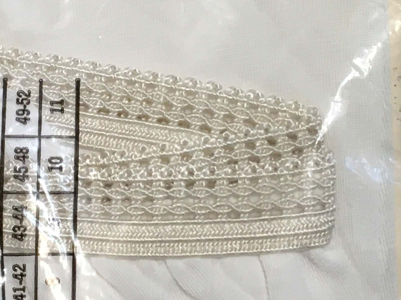 VTG NOS SEARS Band Leg Panty Acetate Runproof Tricot Women’s Size 7 Hips 39-40