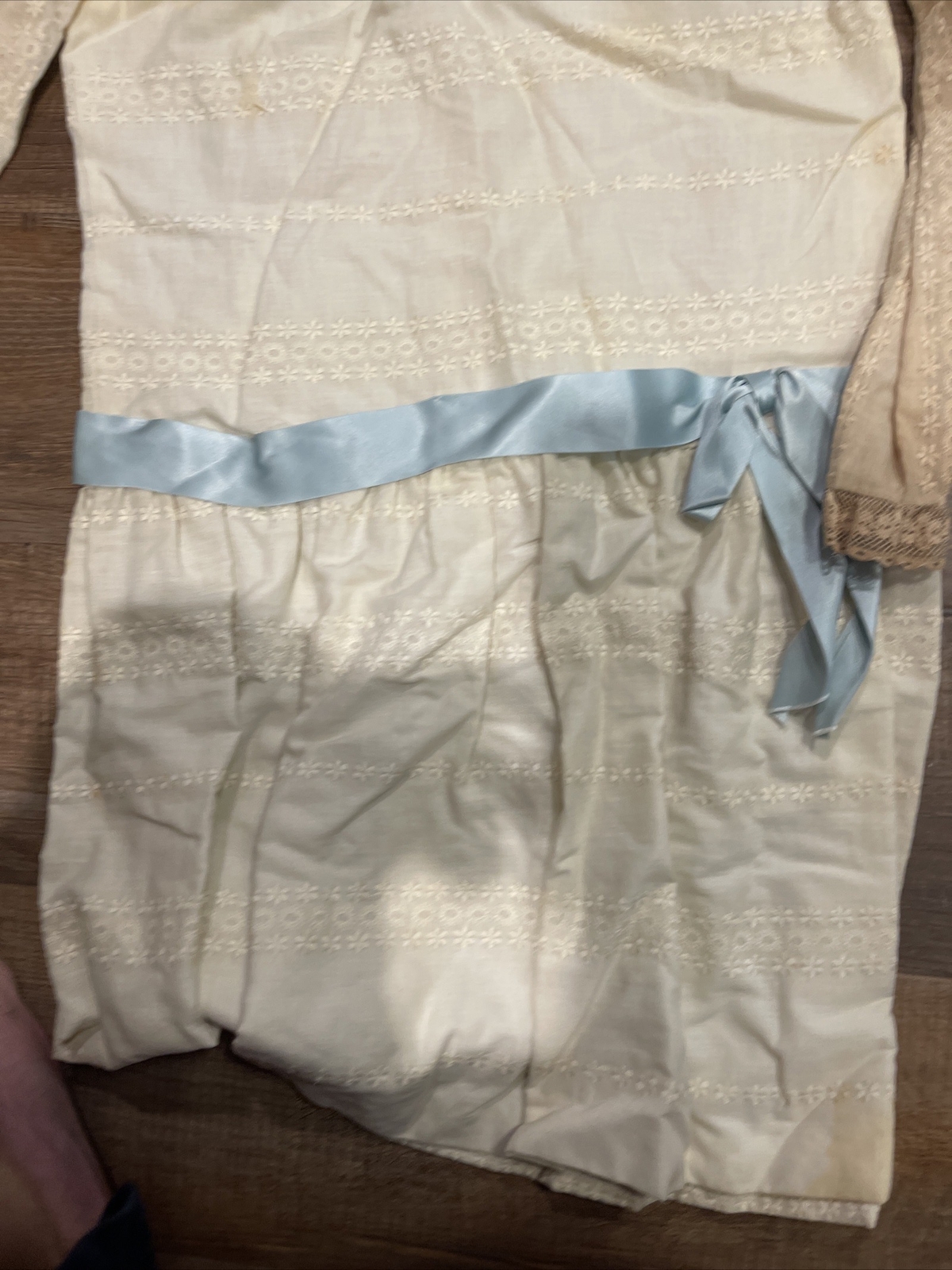Antique Lace Dress Petites By Suzy Sz 11 Poor Condition Stained