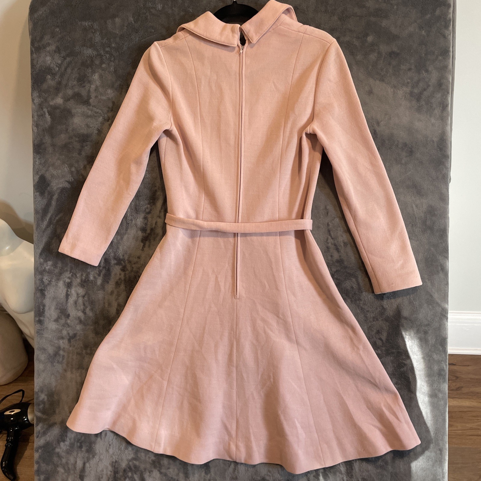 Vintage 1960s-1970s Dress, The Kollection Ltd. GO GO A Lined Flare Skirt Sz 8