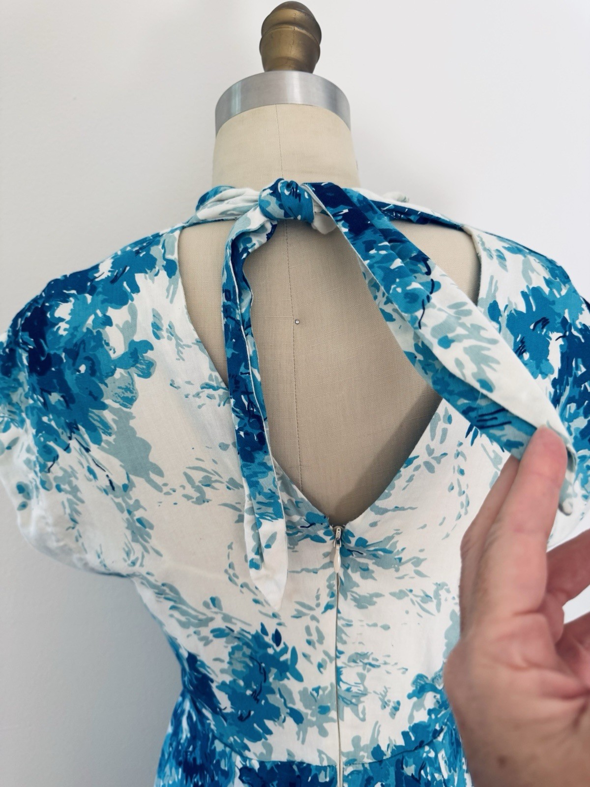 Vintage 50s 60s Cotton Sundress I Love Lucy Dress MCM
