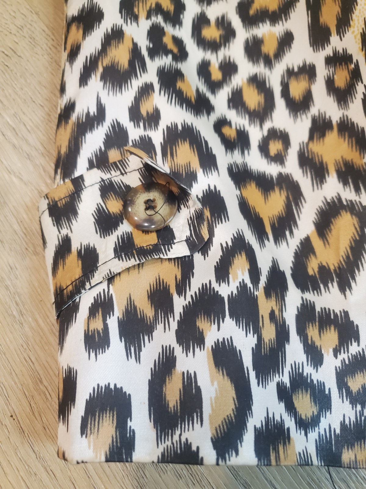 Vintage 1980s Leopard Print Coat Bold Animal Print Vision Made In USA