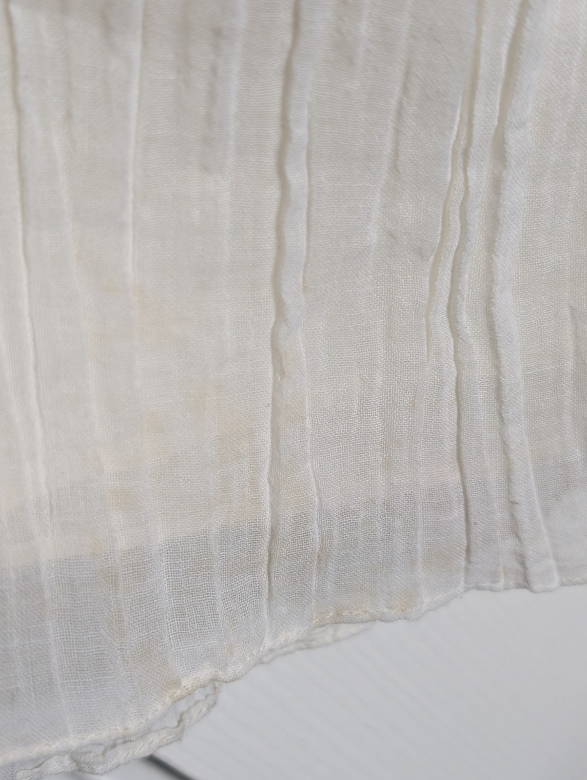 VTG 70s Prairie Maxi Dress Ivory Lace Victorian Revival S Boho Cottagecore Bride