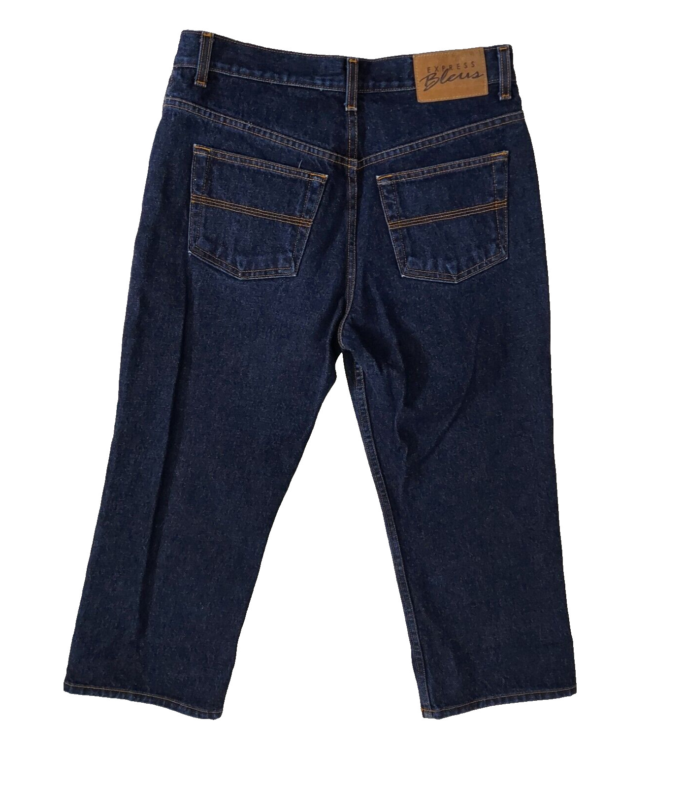 Vintage 90s Limited Express Blues High Rise Capri Flare Jeans 9/10 Dark Wash