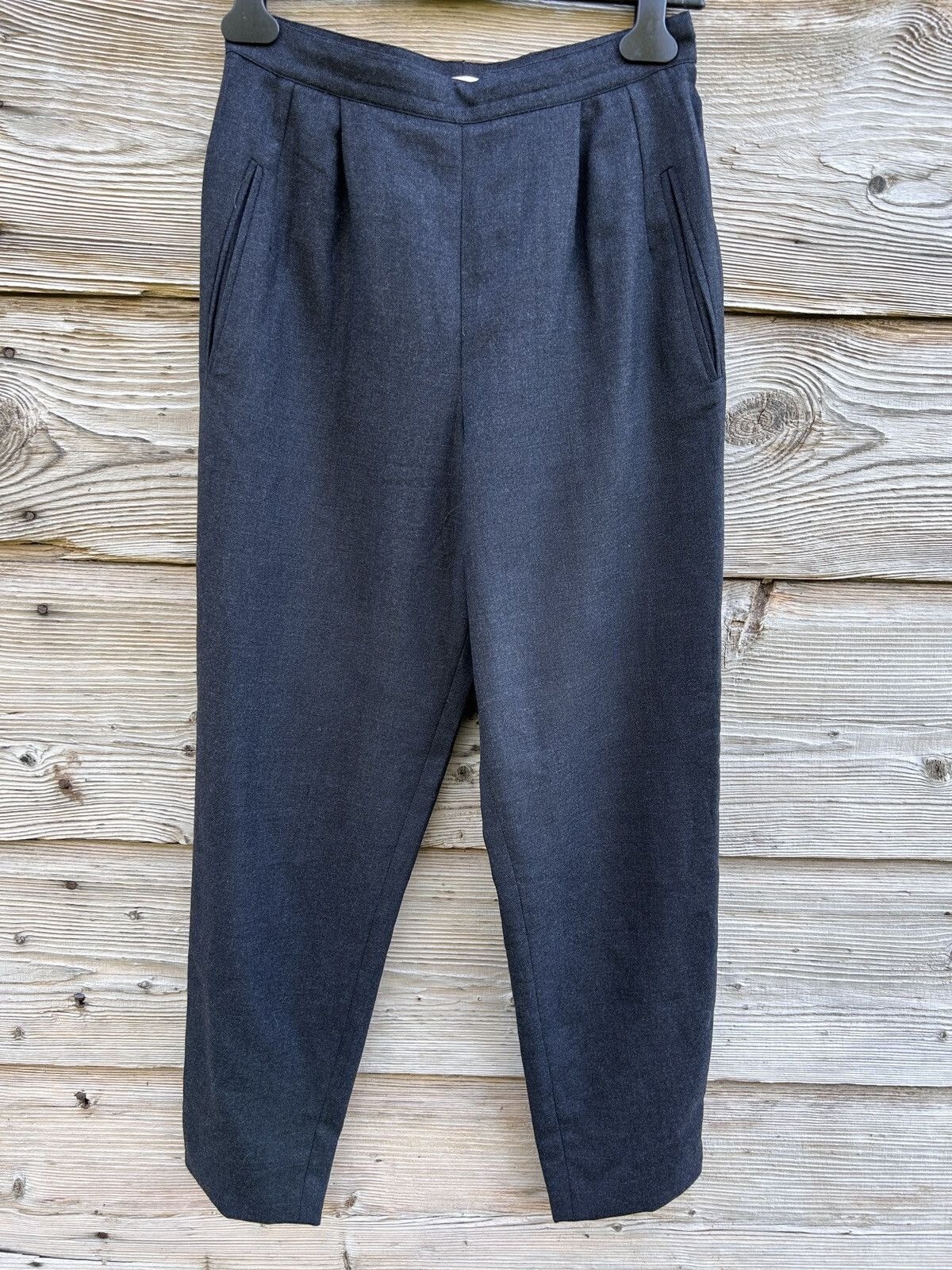 80s Vintage Loewe Madrid 1986 Wool Casual Trousers Pants Size 40