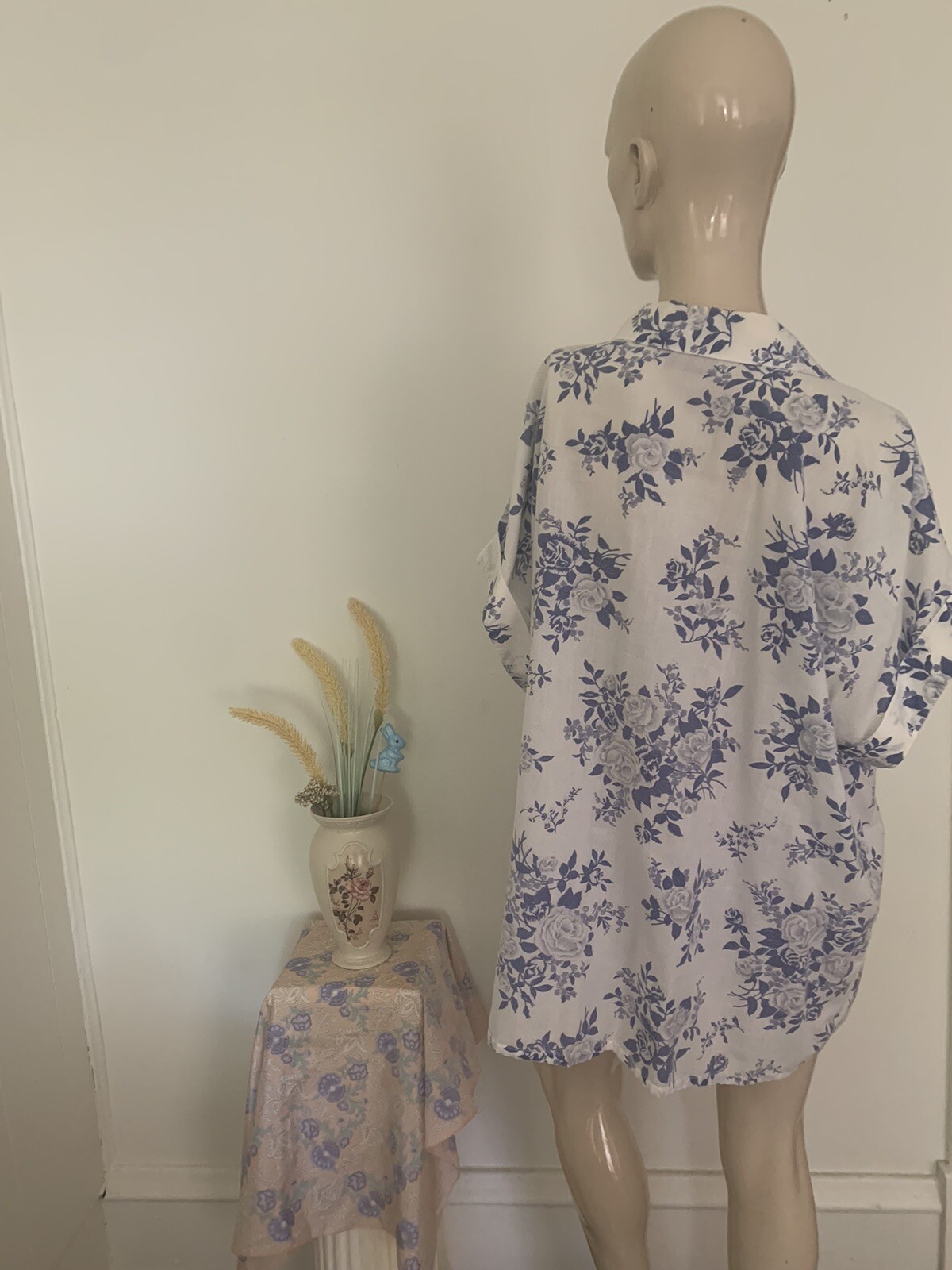 Vintage 90s Floral Oversized Button Up, JoRo Fashion Top, 2XL