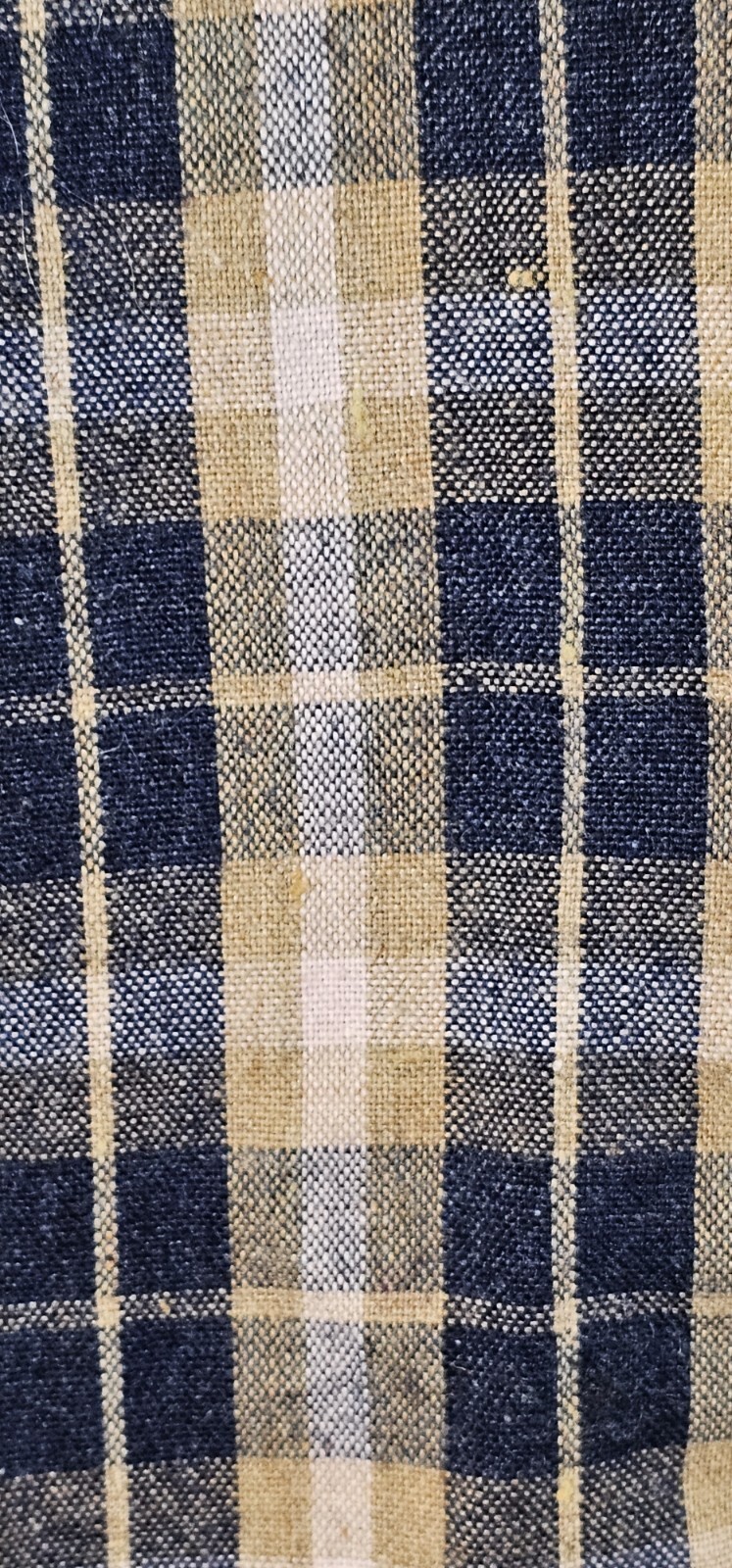 VTG 80’S Wool Pencil Skirt Women XS Blue Tan Pink Plaid Tartan Pleated Academia
