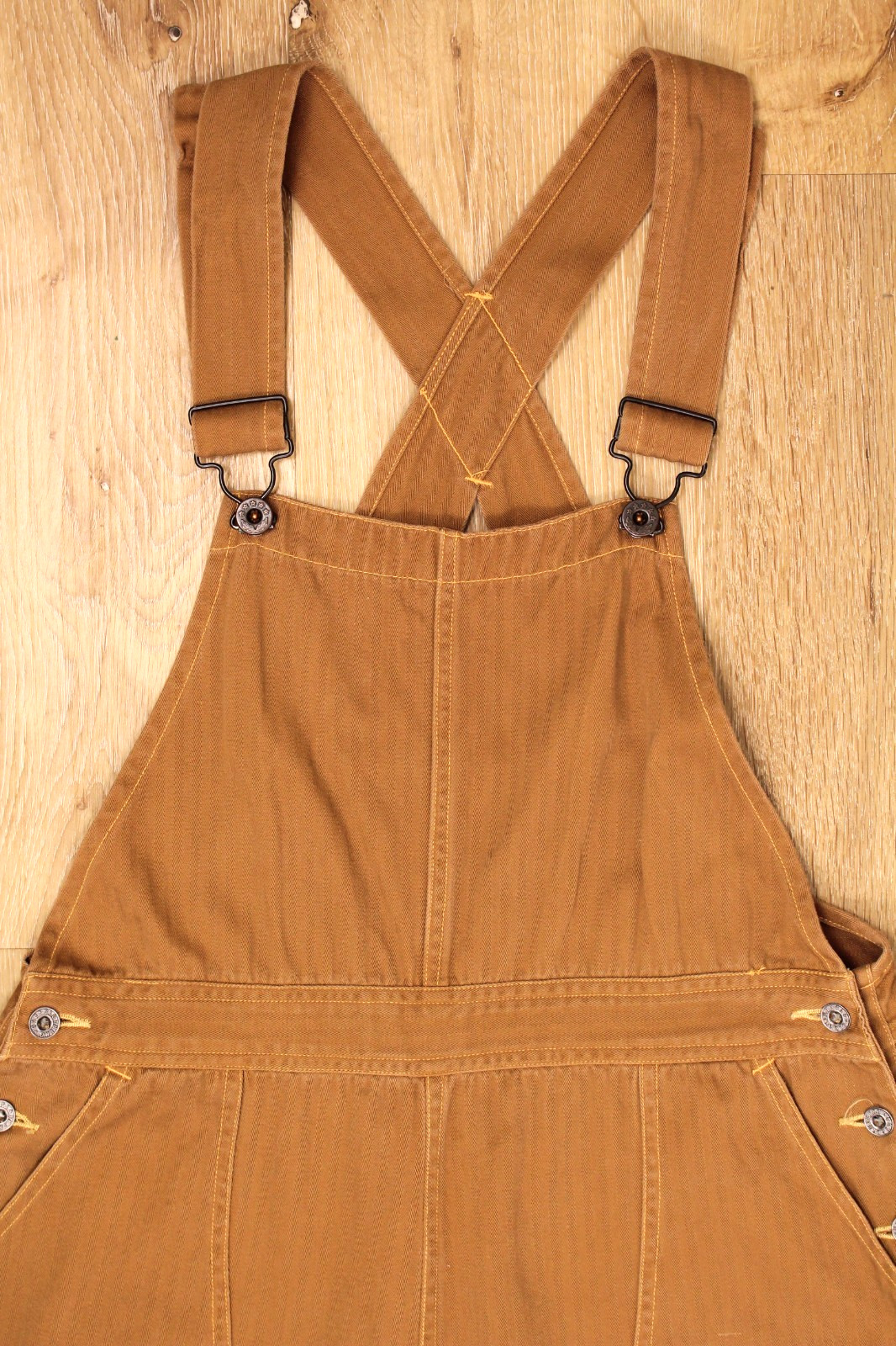 VTG Women’s 30s 40s Style CAB Side Button HBT Overalls Sz M 1930s