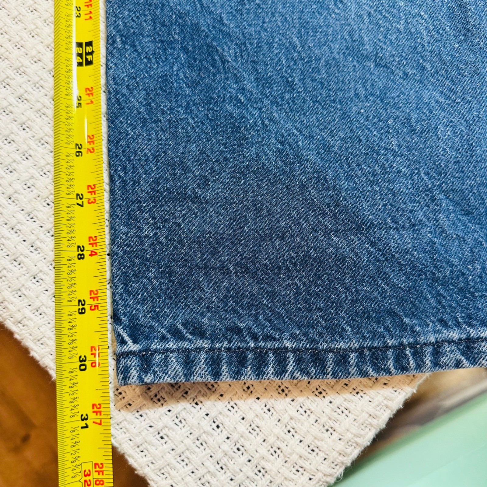 Vintage Rocky Mountain Western Jeans Womens 19/20 Blue High Waist Tapered V-Back