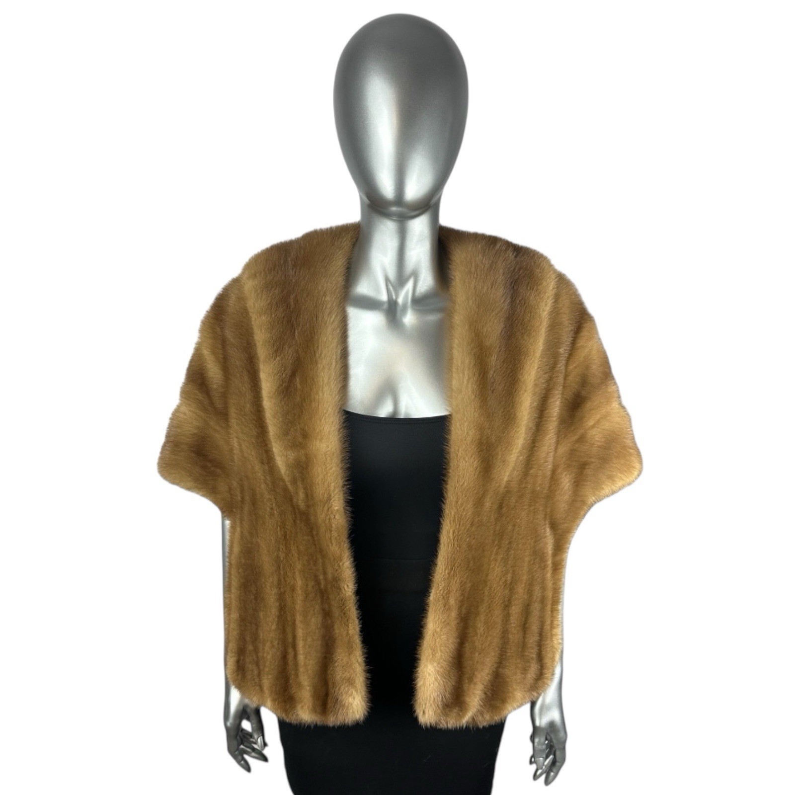 Autumn Haze MINK Stole, EMBA, Sz M, Certified Vintage Fur