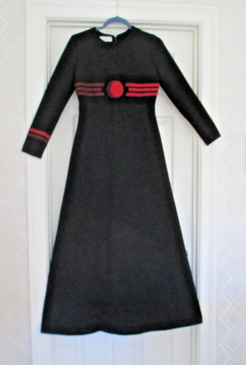 Vintage 70’s 80’s Jones New York maxi dress size 6 Mod Retro
