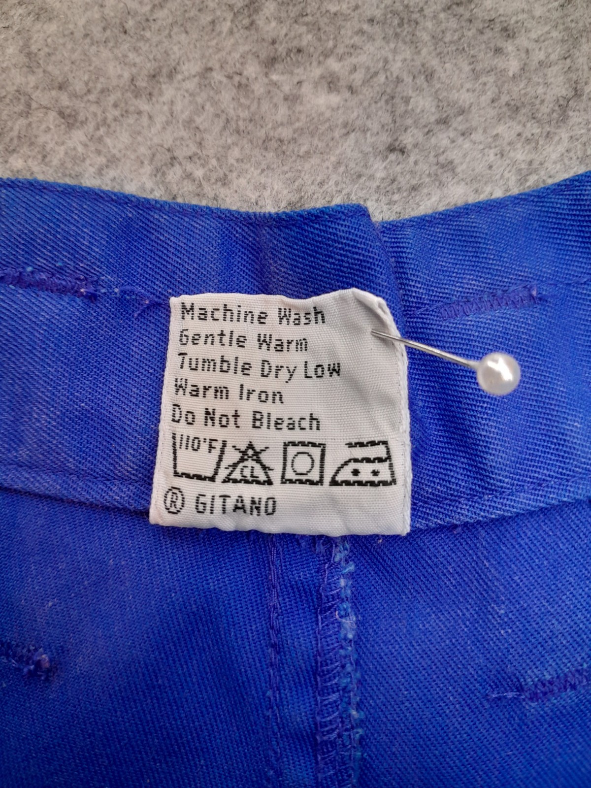 VINTAGE P.S. Gitano Jeans Womens 10 Long Blue High Waisted Mom Baggy 80s 90s