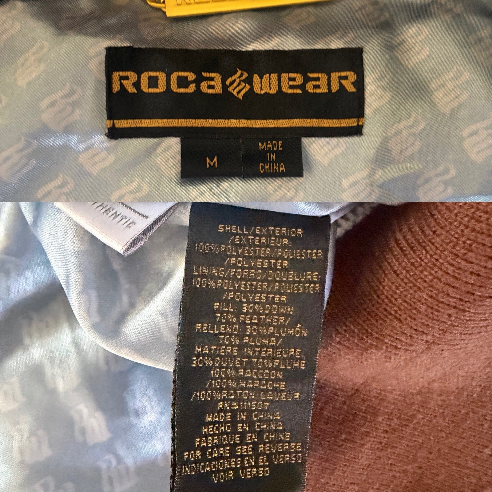 Vintage Y2K RocaWear Down Puffer Jacket