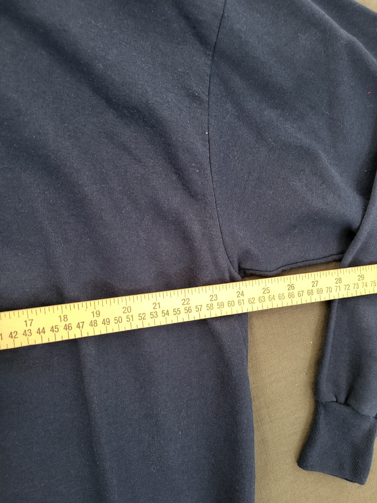 Vtg Sweatshirt M & C Sportswear 2X 48″ X 32″ Crewneck Blue Pullover