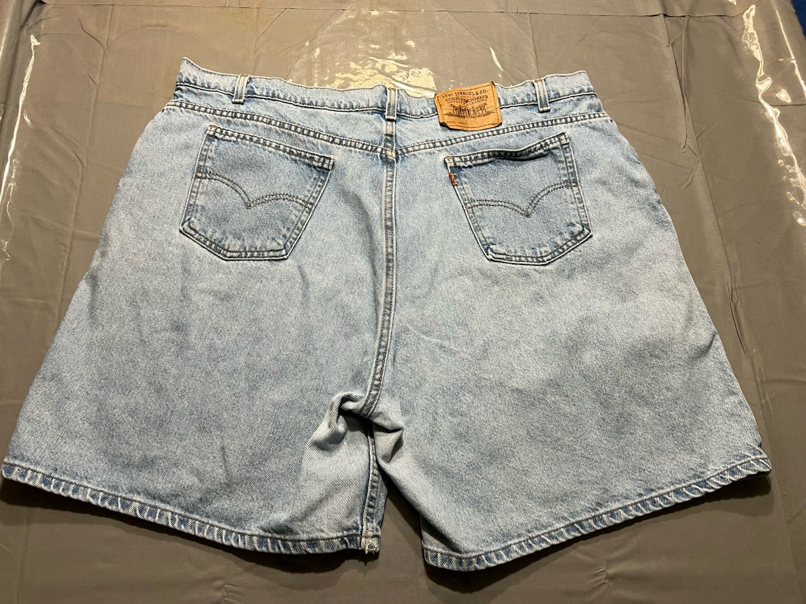 Vtg Levi’s 39922 Jean Denim Shorts Orange Tab Sz 24 (44 Fit) Made In USA