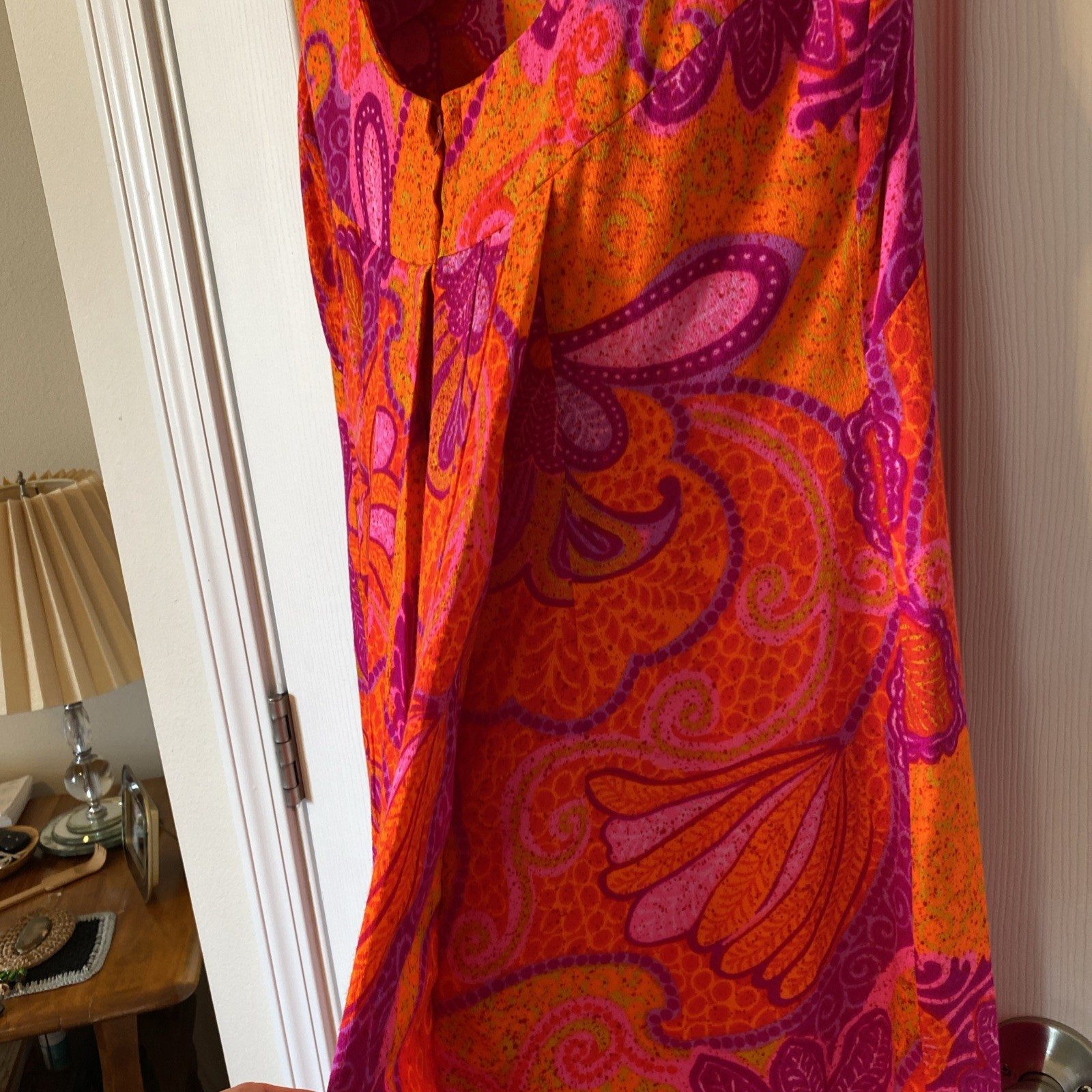 Vintage JC Penneys Hawaii Vibrant Floral Maxi Dress Women’s