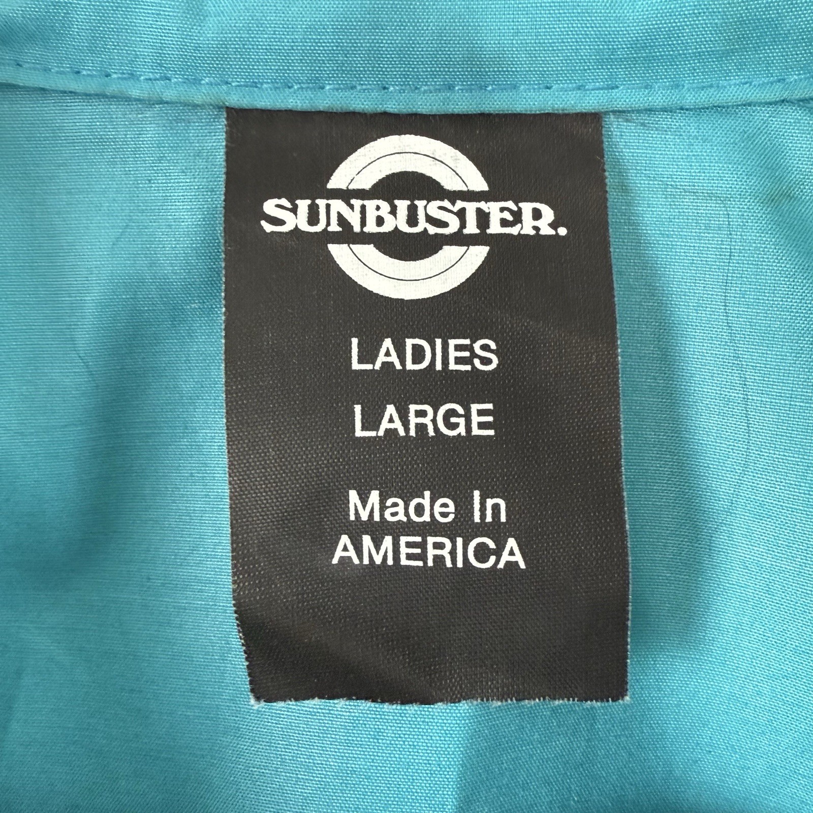 Vintage 80s Sunbuster 1/4 Zip Windbreaker Jacket Women’s Large Teal Purple Retro