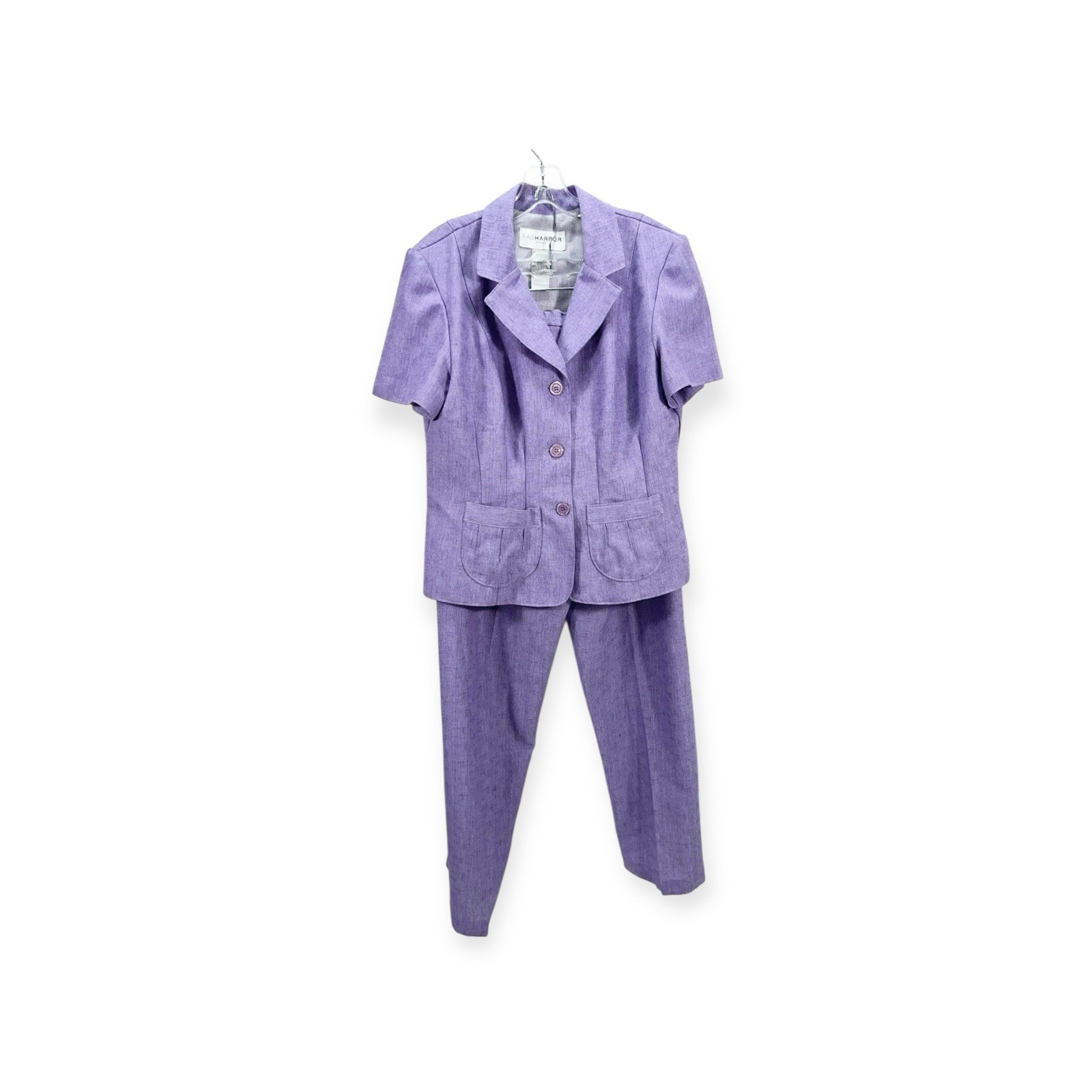 VINTAGE K-STATE TAPESTRY PATCH SUIT BLOUSE SLACKS WILDCATS SPORTS UNIFORM 14