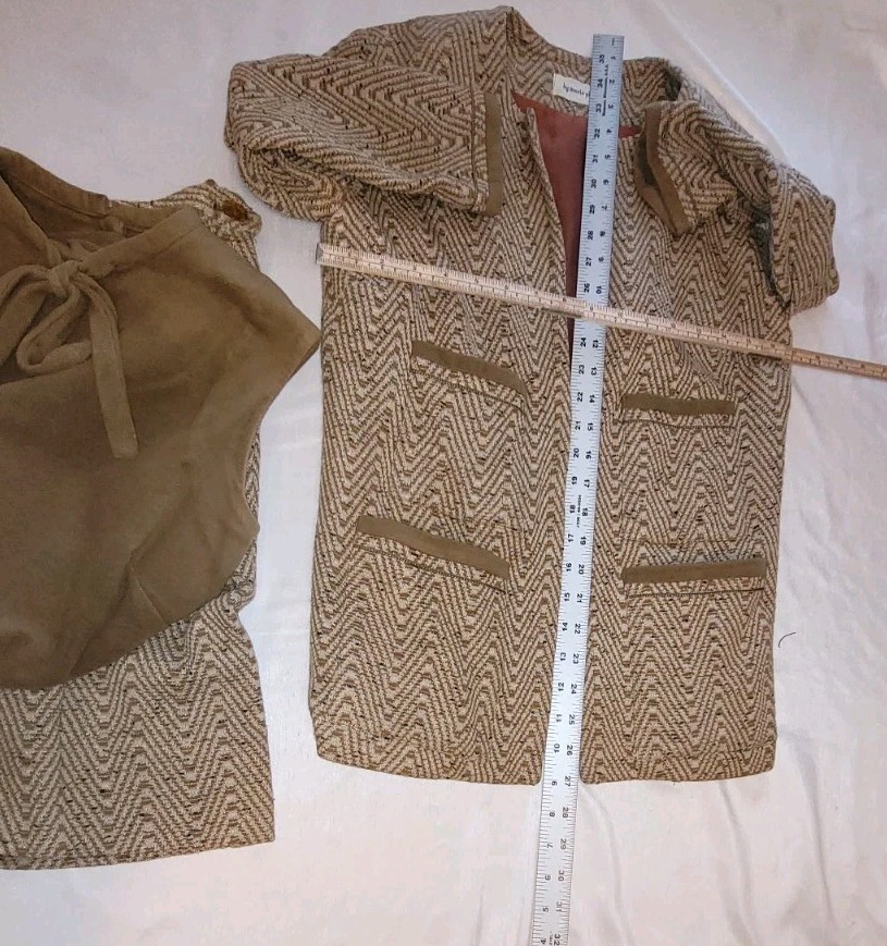 Marie Phillips 3pc 1950s Set~ Jacket W/ Skirt & Top( Button Up Back) Fully Lined