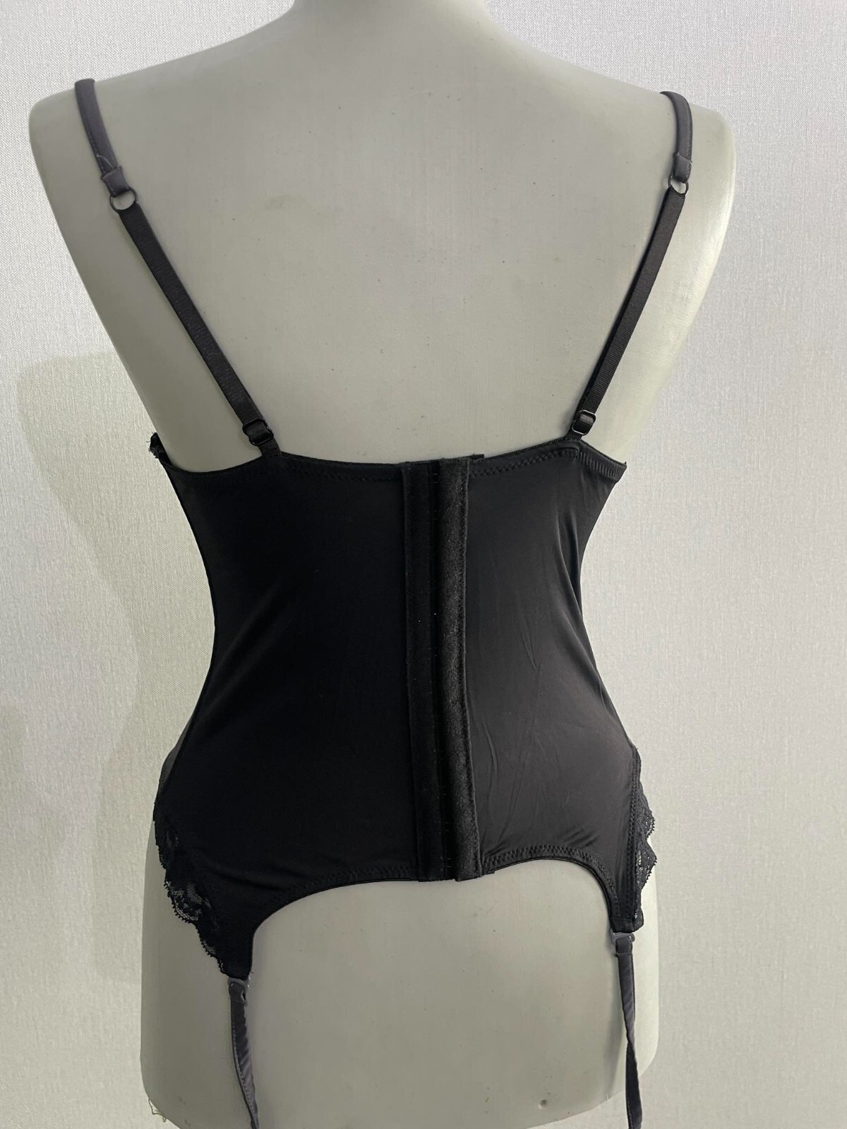 Corset Top Vintage Mesh Cami Rare with Straps Sexy Lingerie Bustier