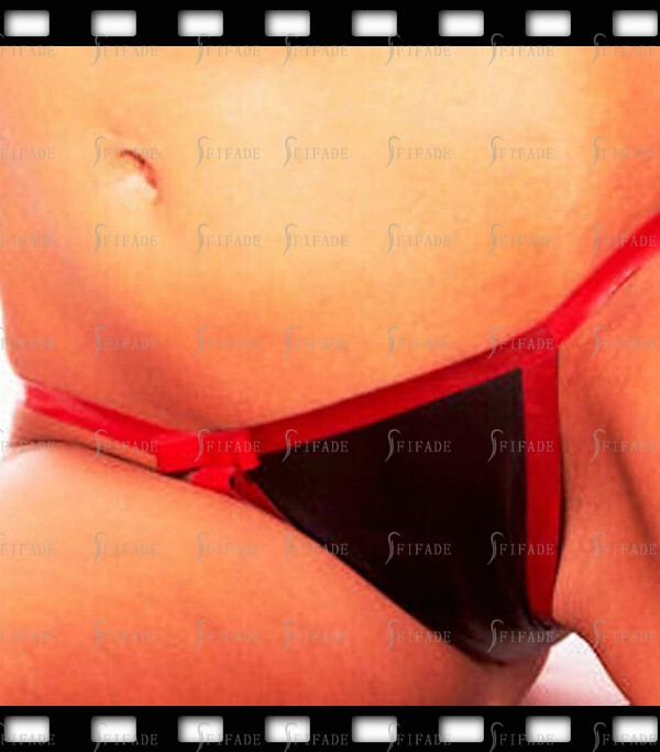 Latex Bikini Sets Halter Design Swimwear Outfits Sexy Hot Customized 0.4mm L1