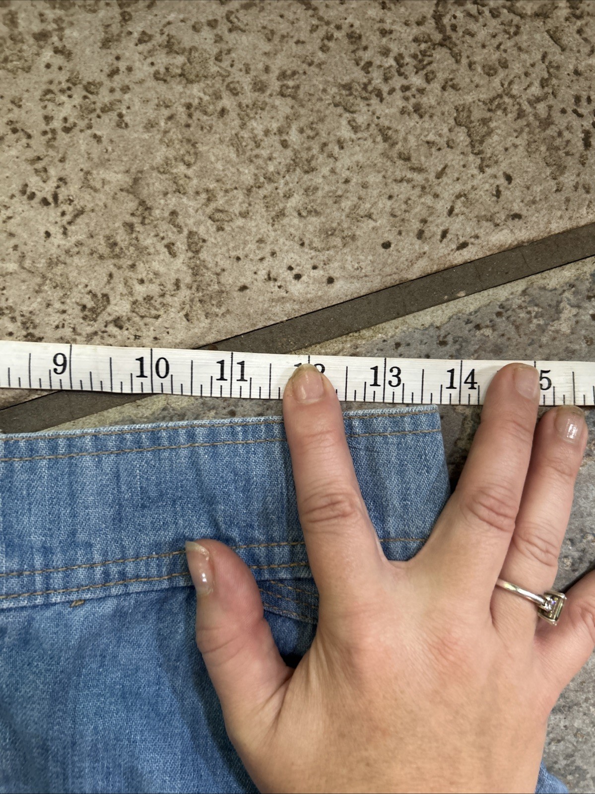 Vintage Levi’s A Line Jean Skirt 2 Buttons Women’s XS Size 0-4