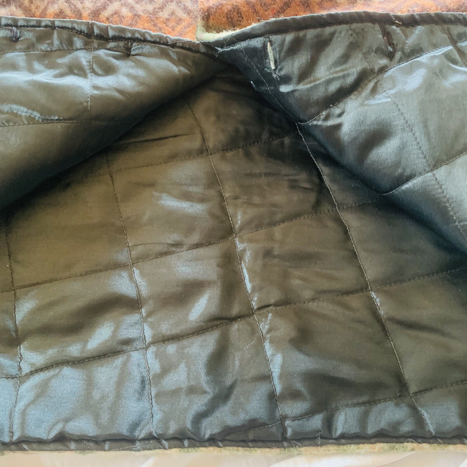 Vtg Speed Limit MPH Women’s Vest Sz L Wool Blend Quilted Lined Southwest Desert