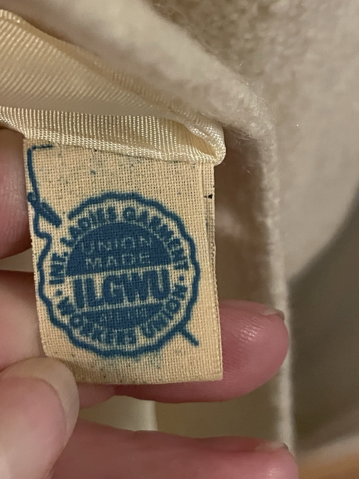 Vintage Youthcraft Bouclé Swing Coat Cream Union Made ILGWU 1960s Mod