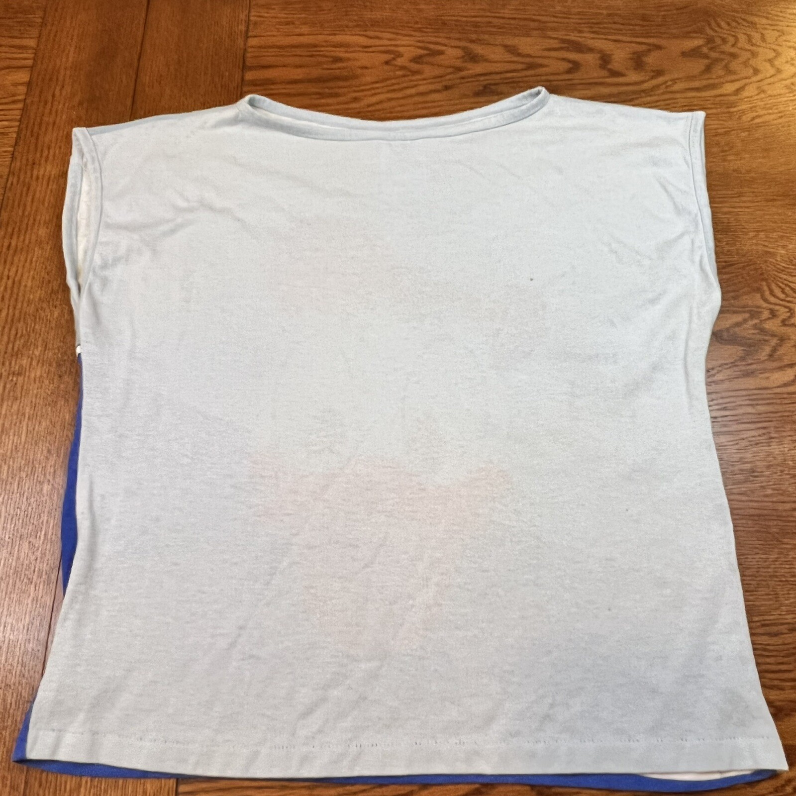Vintage Disney Donald Duck Sleeveless Cap Swim Cover Up Shirt Made in USA LARGE