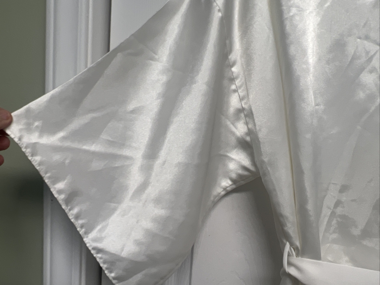 Intimo Amore vintage white satin beaded wedding nighty set Size S