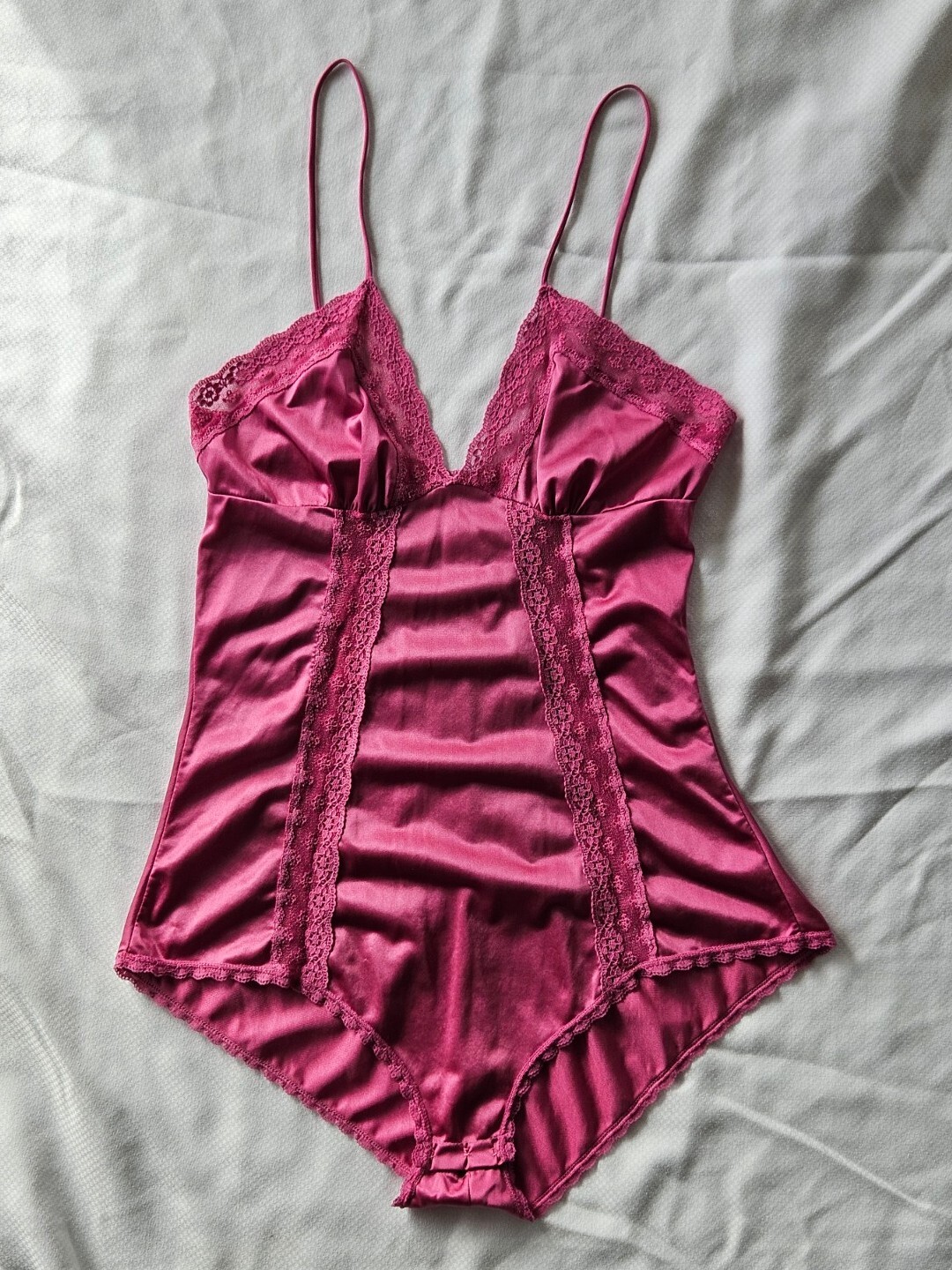 Vintage 1970’s Handmade Pink Teddy Bodysuit