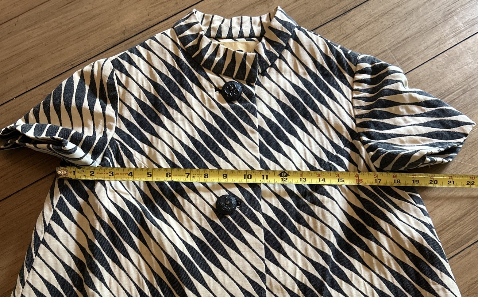 Vintage ‘60s Bill Blass for Maurice Rentner Coat Original Buttons Size 10