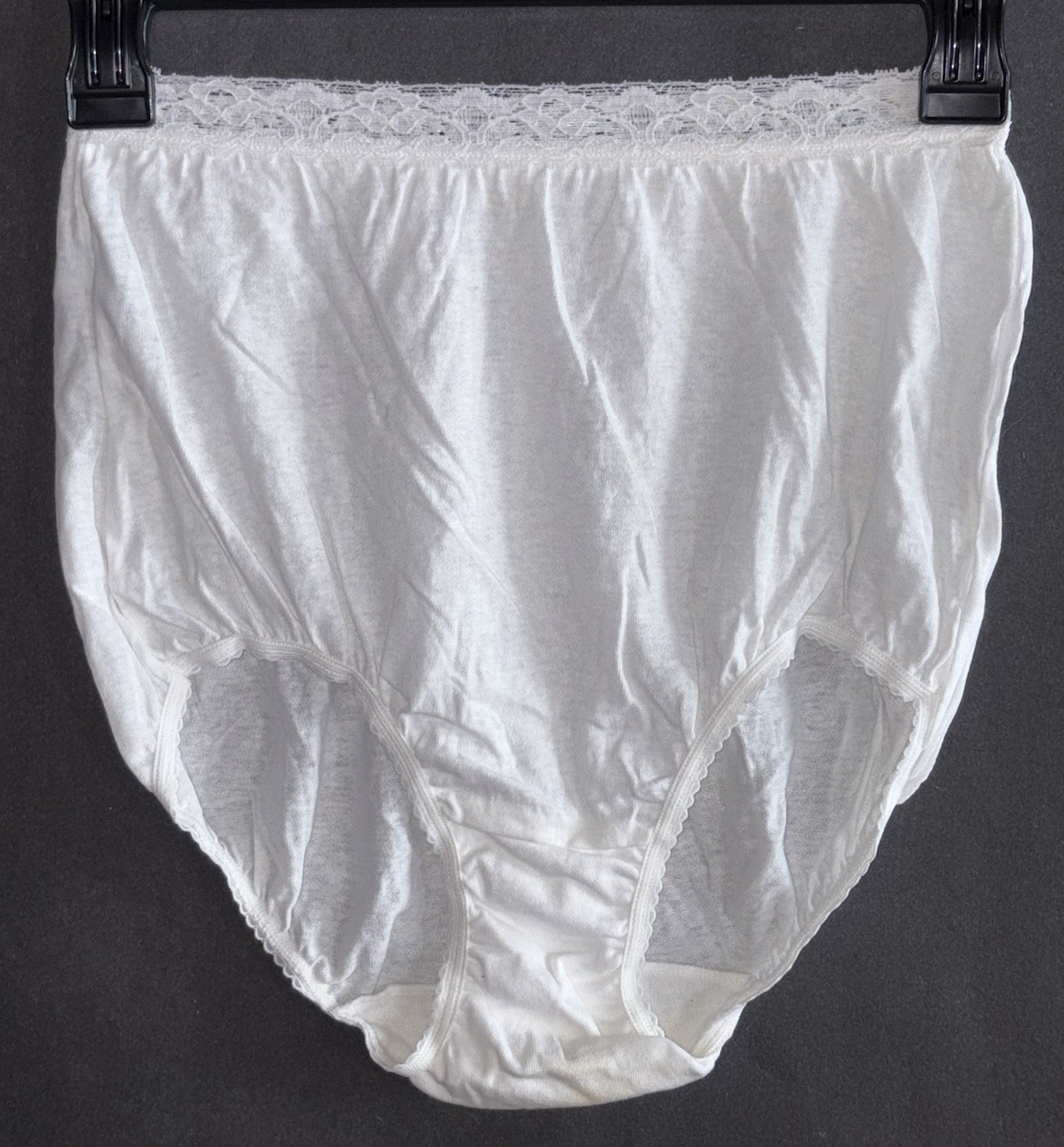 Warner’s 55119 Y2K Brief High Waist Cotton White 5 S Panty Bikini Underwear