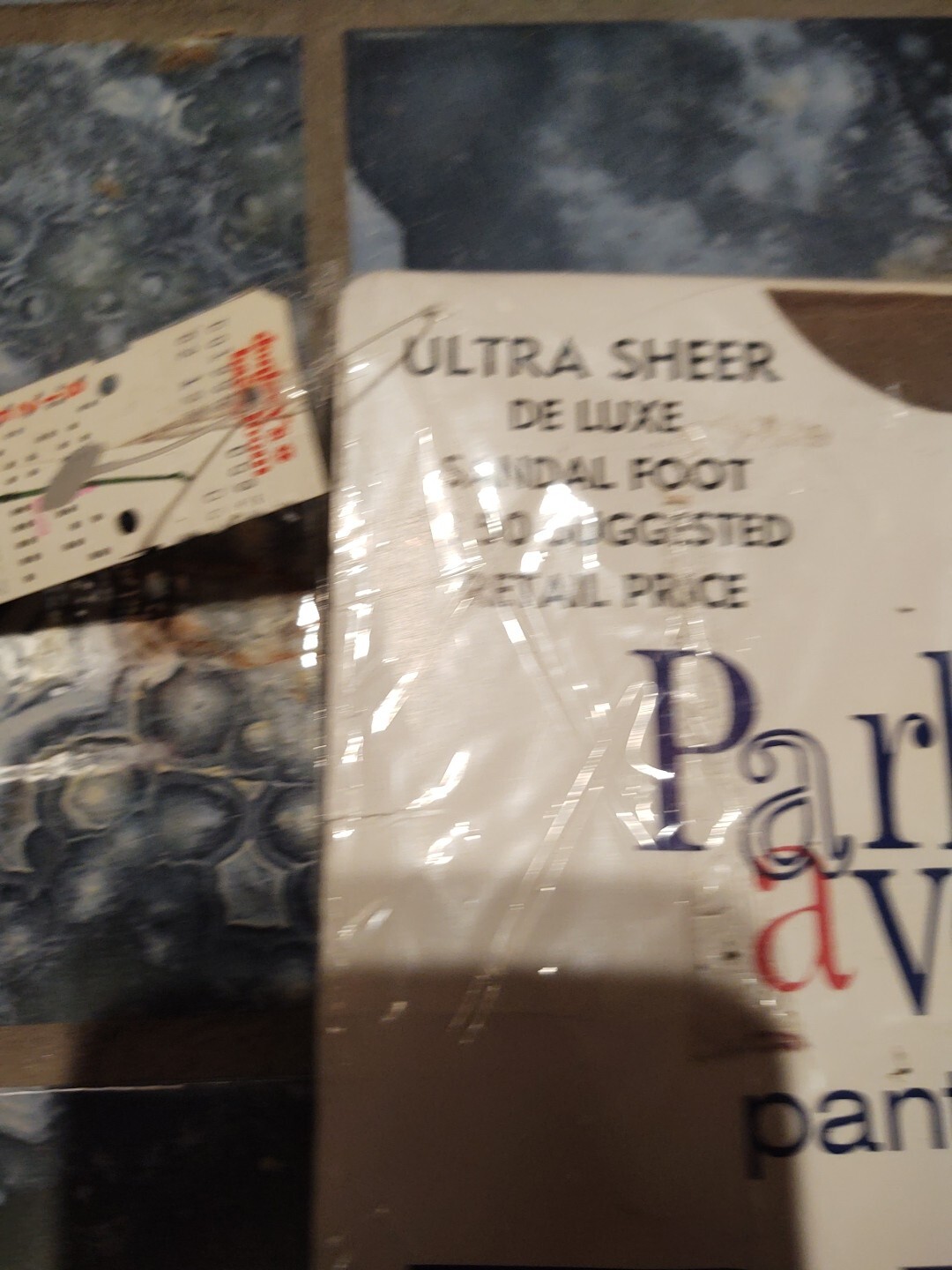 Vintage Park Avenue Ultra Sheer Taupetone Panti-hose Size C Sandalfoot New