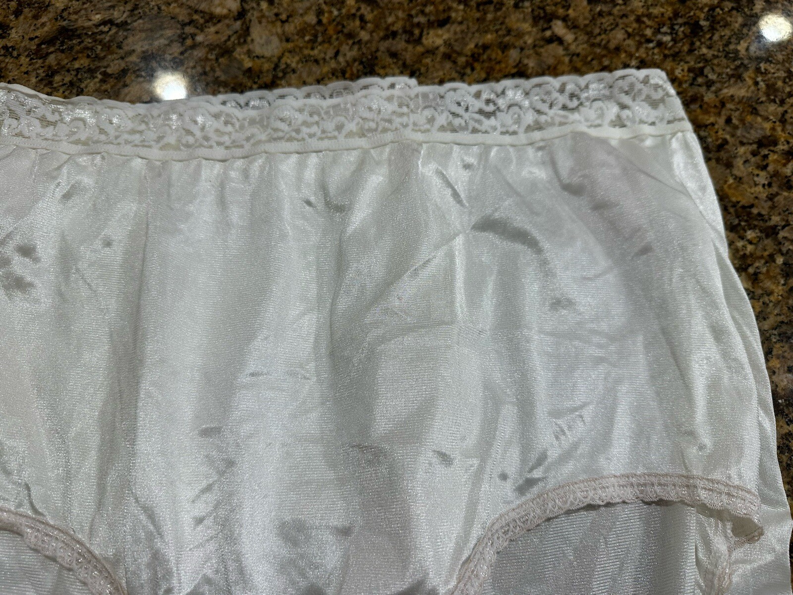90’s Vintage Hanes Her Way Granny Panty Brief Lace Top Lot Of 2