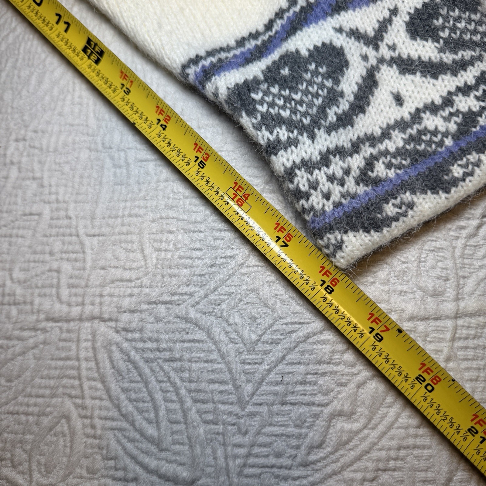 VTG Koret cardigan sweater with a floral and fair isle pattern with sz M