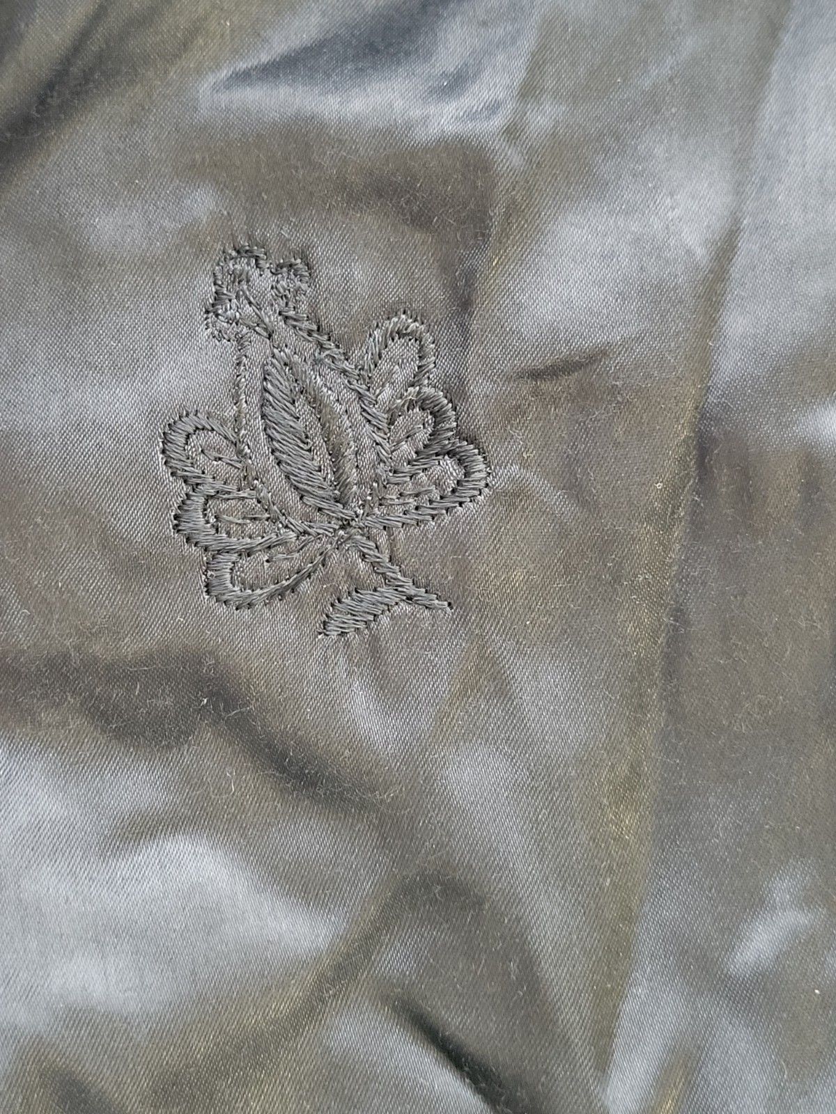 Late 30s Alaskan Kurl Faux Curly Lamb 100% Mohair Pile Coat L/XL 44″ Chest