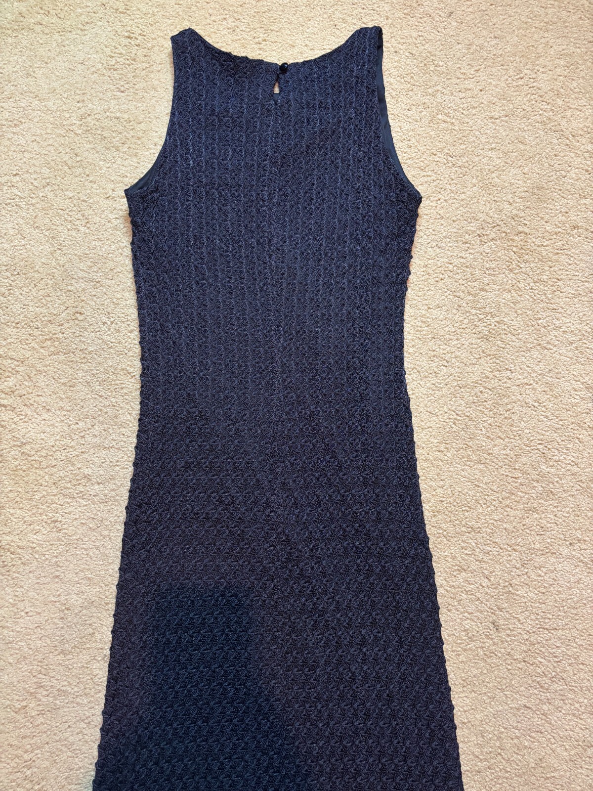 Vintage 90s Y2K USA Black Fairy Gothic Vampire Grunge Mesh Bodycon Maxi Dress XS