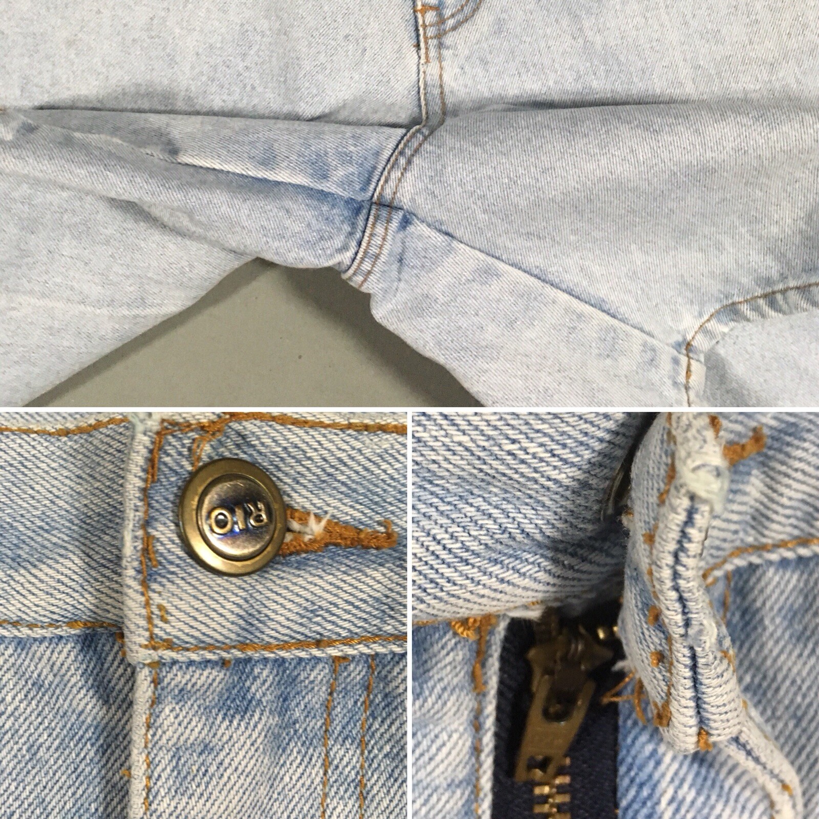 Vintage Rio by Stephen Mardon High Waist Denim Shorts 80s 90s 13 28” Waist Jorts