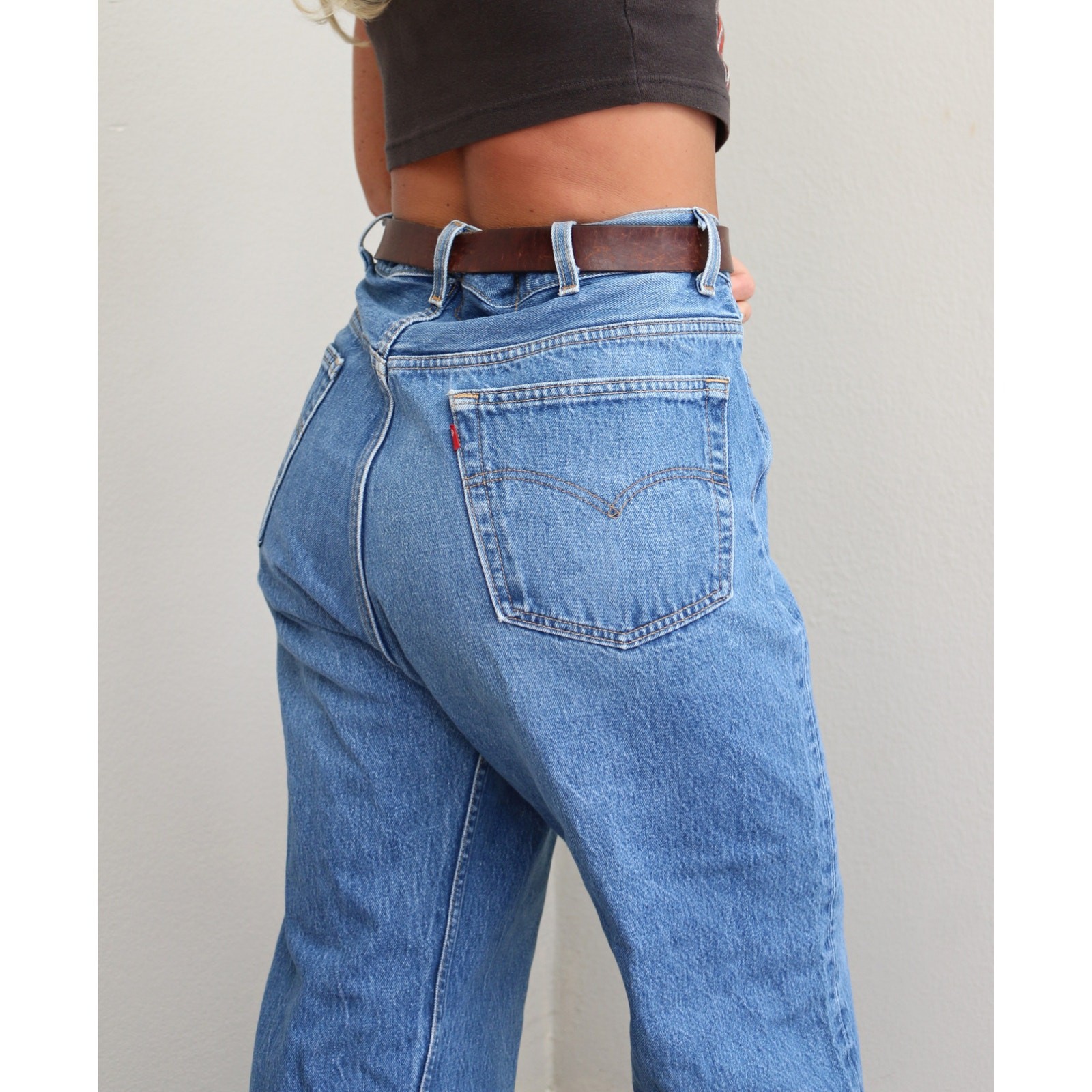 1990’s Vintage US Made Levi’s 501 Button Fly Jeans Women’s XL XXL 38″ 39″ Waist