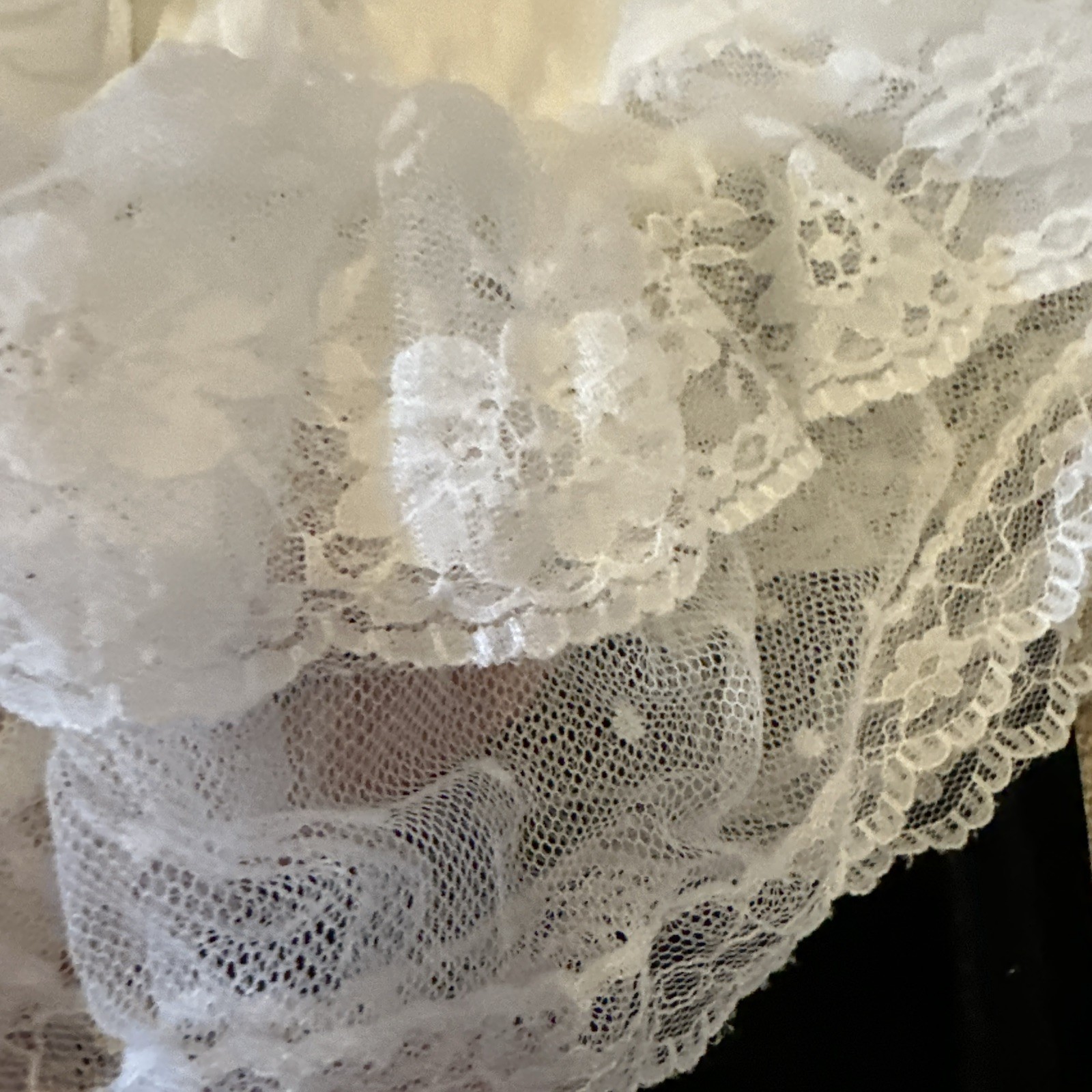 Women NIGHTGOWN 2x Romantic Cottage Core, wedding fabulous lace