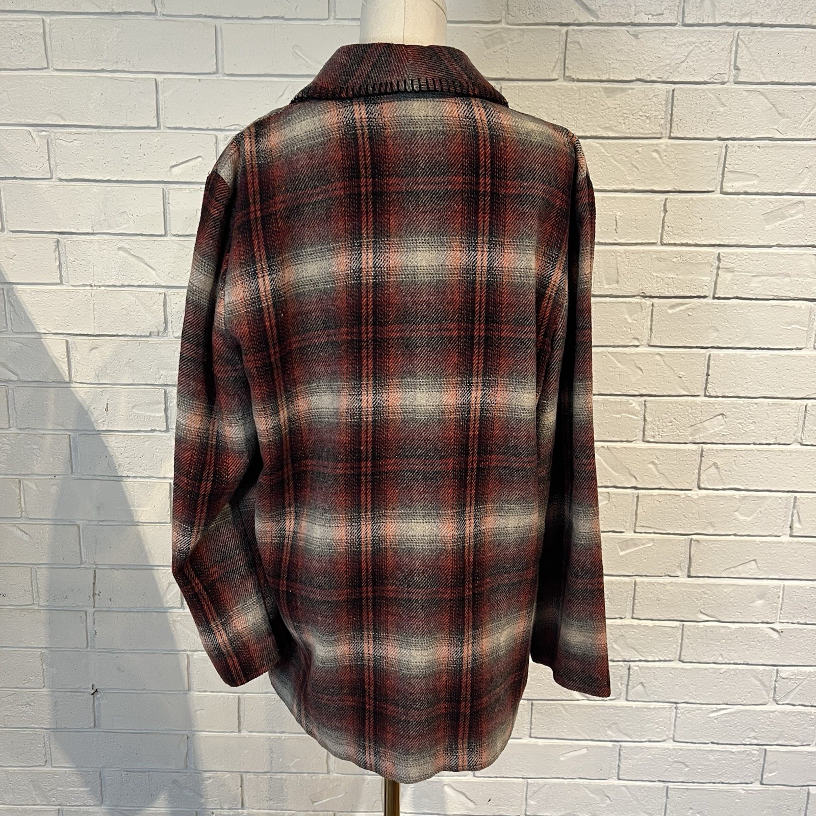 Vintage 90s Arizona Flannel Plaid Women’s Jacket Womens M L