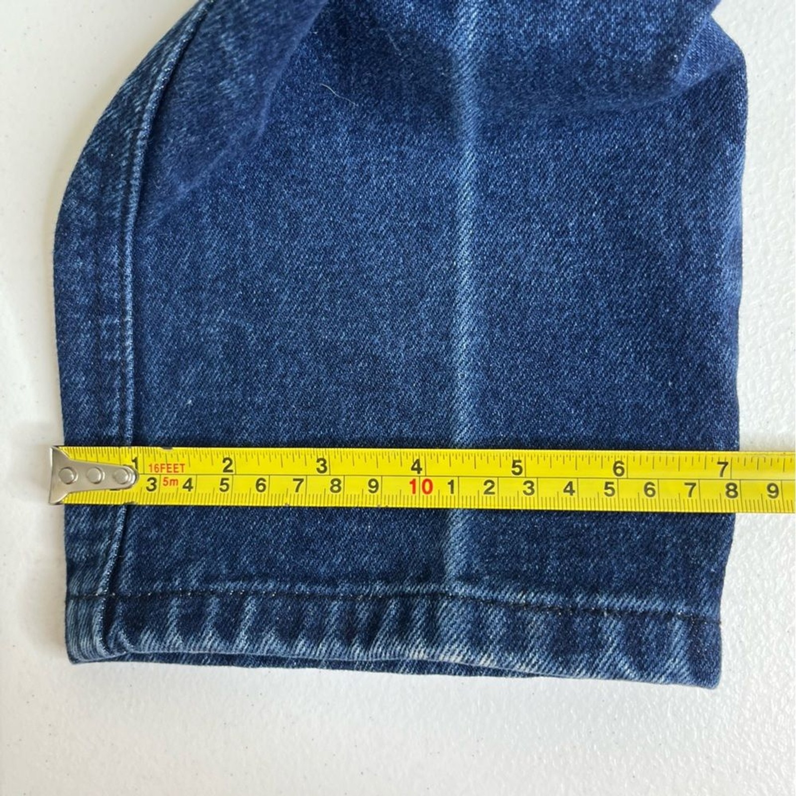 Vintage Western Ethics High Waisted Pleated Blue Denim Bareback Jean Women 11/12