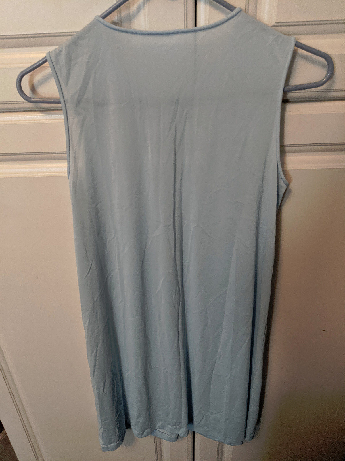 VANITY FAIR Powder Blue Nightgown Petite Dupont Nylon Antron vintage