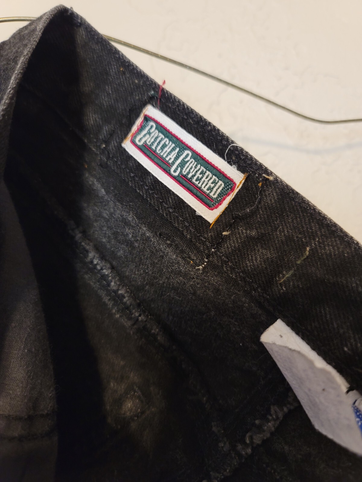 Vintage Gotcha Covered Jeans sz 10 perfect mom jeans high waist western cut BLK