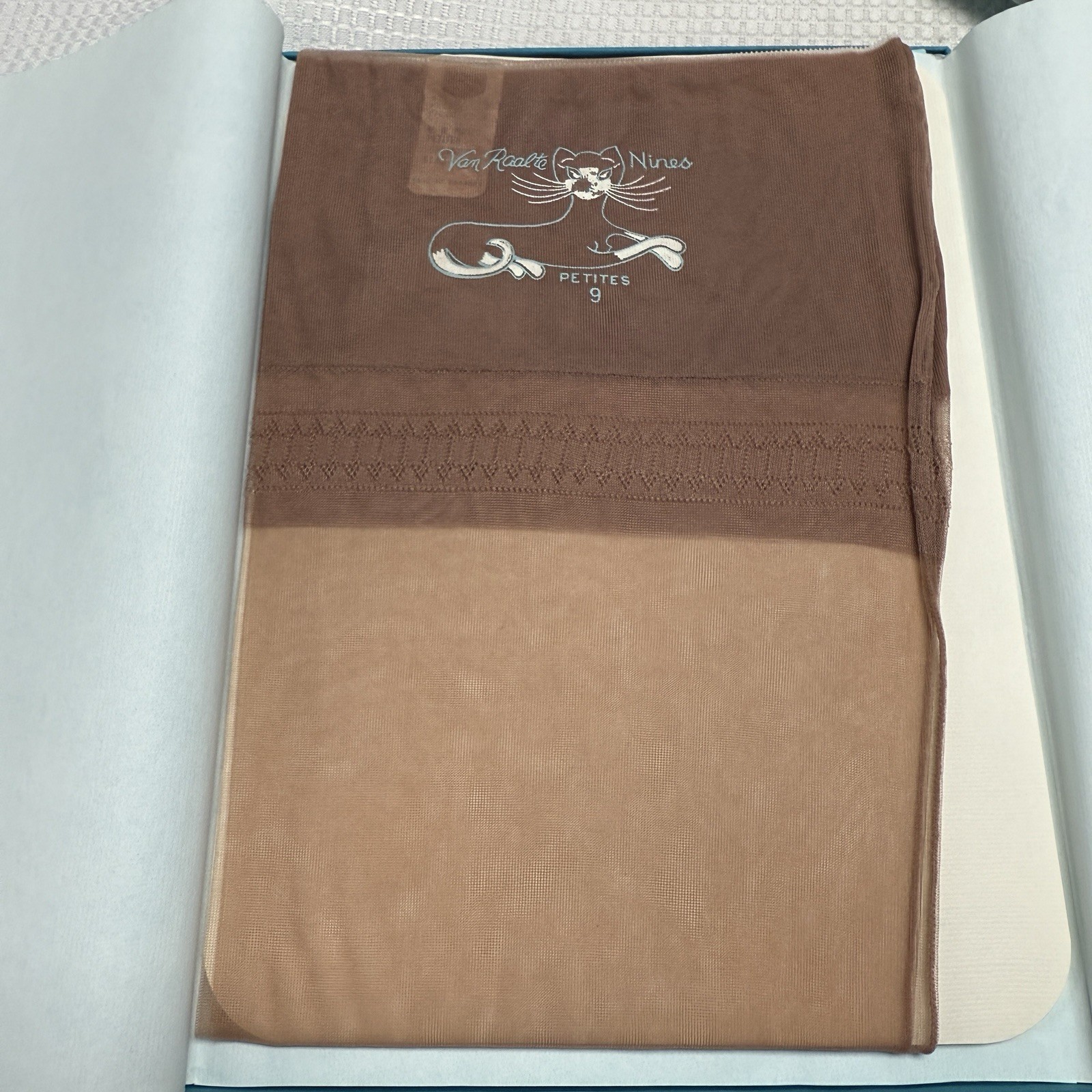 6 Vtg 50s Van Raalte Nines Highlight 9 P Nylon Stockings Seams New 2 Boxes