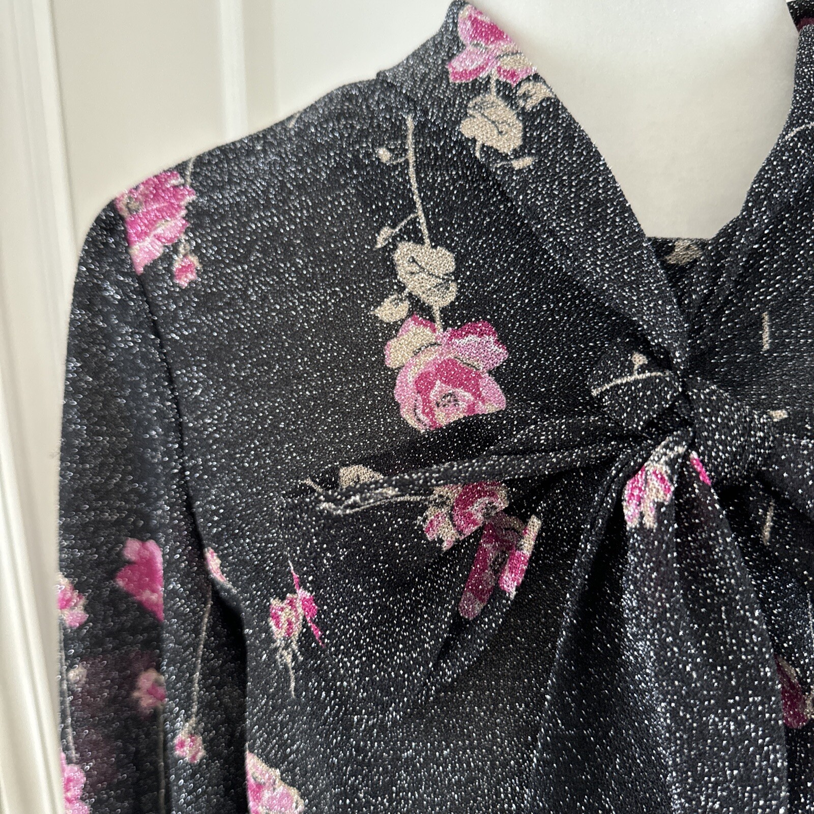 Mary Roberts New York Skirt Set Blouse Skirt Size 20.5 Vintage USA Unique C2