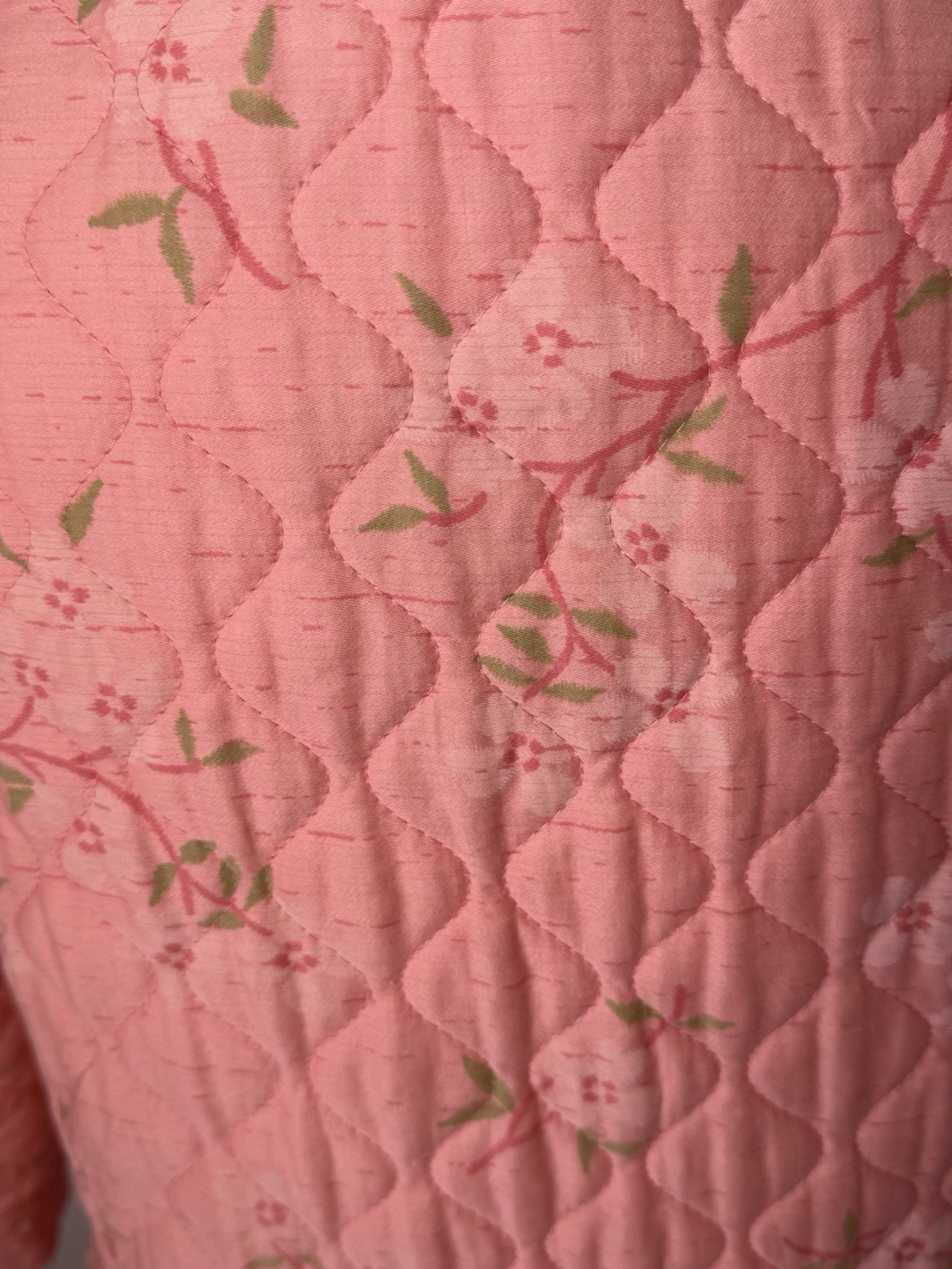Beautiful Evelyn Pearson QuilJacket Or Robe Asian 3/4 Sleeve No Zipper