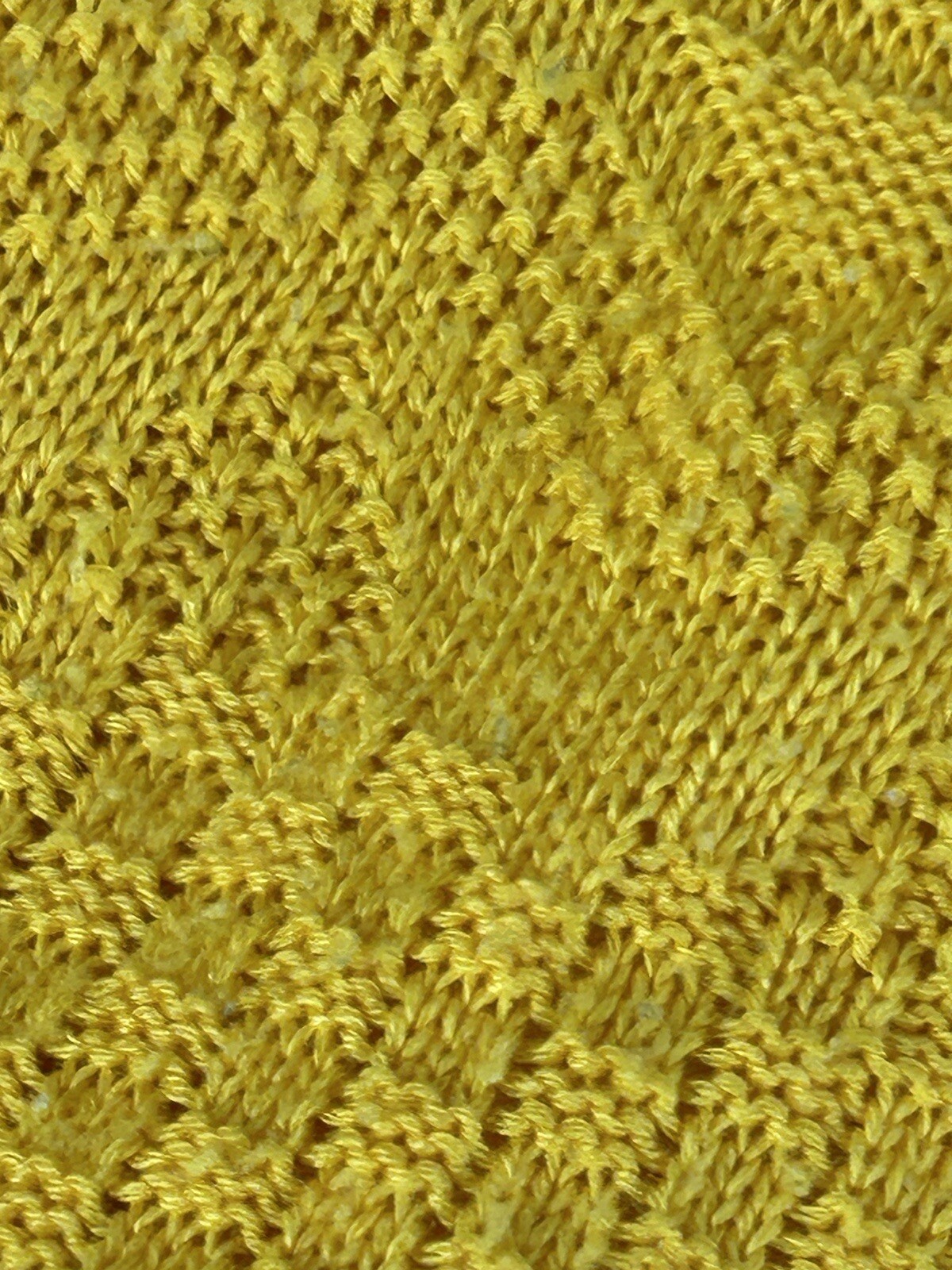 Vintage Women Sweater Short Sleeve Academia Classic Diana Margo Yellow 1X