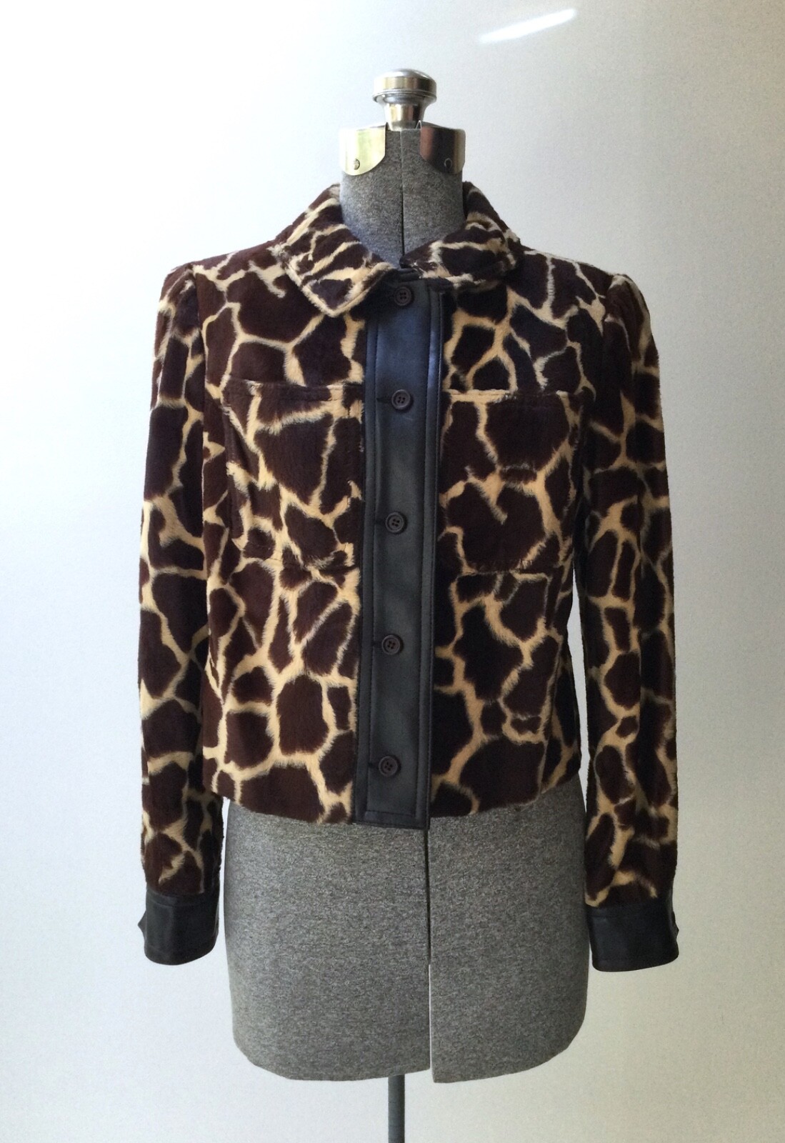 Vintage 1960’s Lanvin Cropped Giraffe Jacket