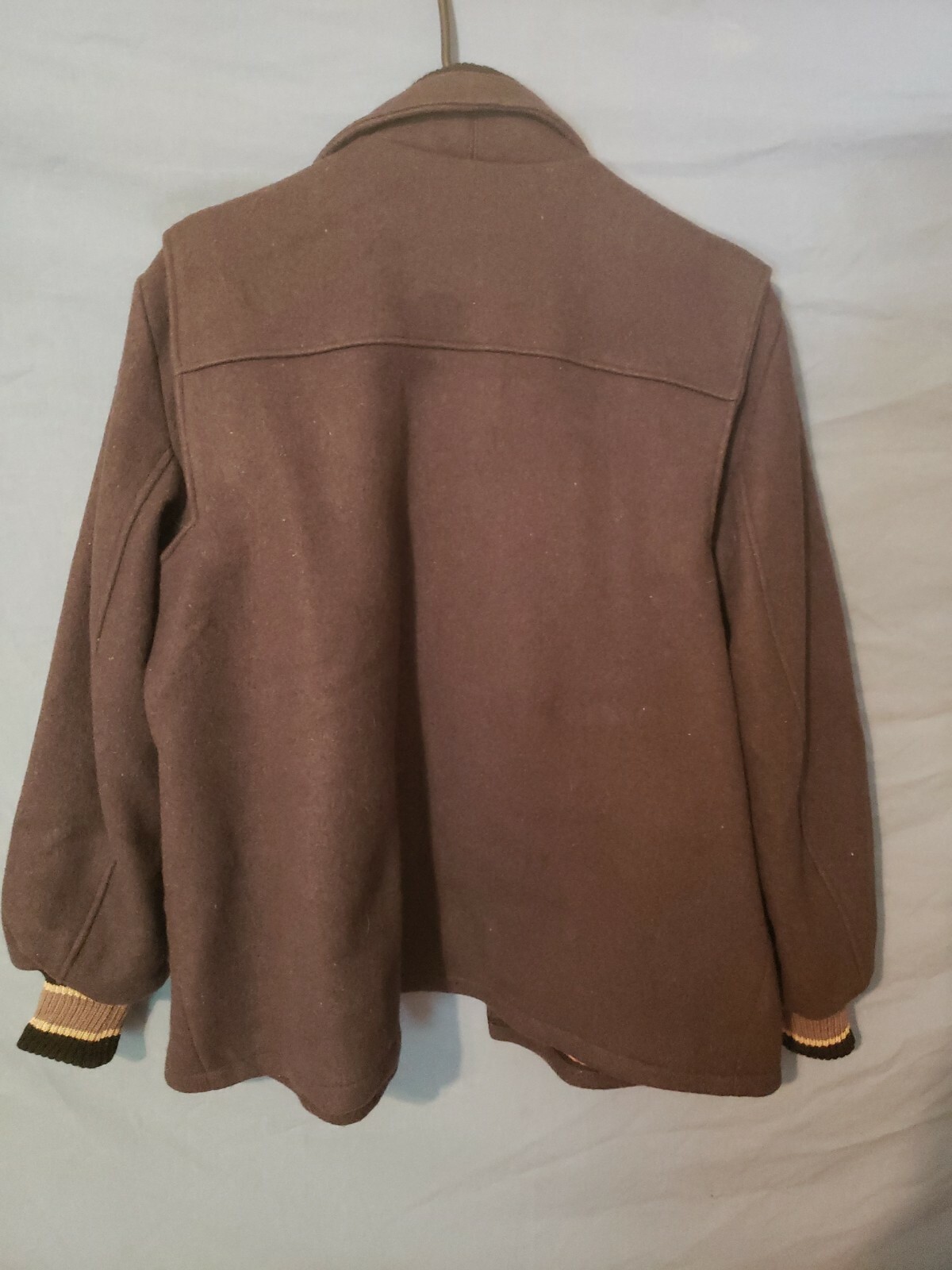 Vintage 1960s BUTWIN gray Wool Varsity Letterman Jacket Size 18 basketball women